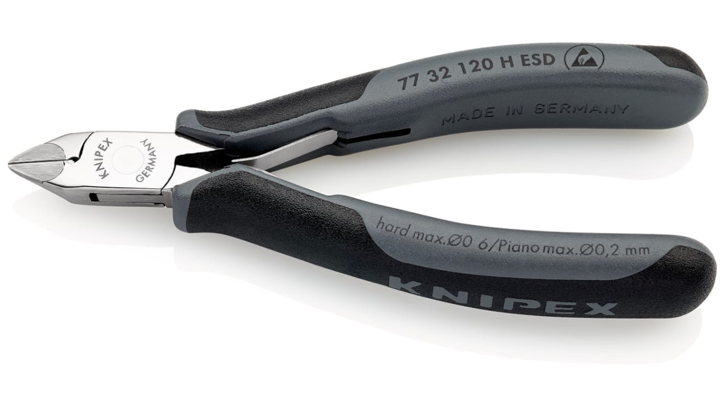 Szczypce Knipex długość 120 mm gr. cięcia: 1.6mm Nie Stal chromowana z łożyskami kulkowymi