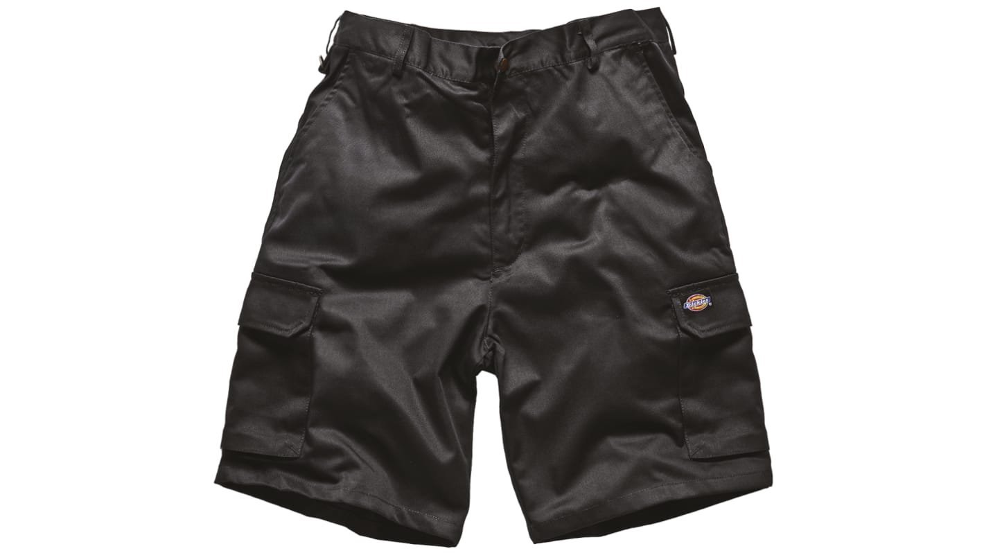 WD834 36 Dickies Redhawk Black Cotton Polyester Work shorts 36in RS