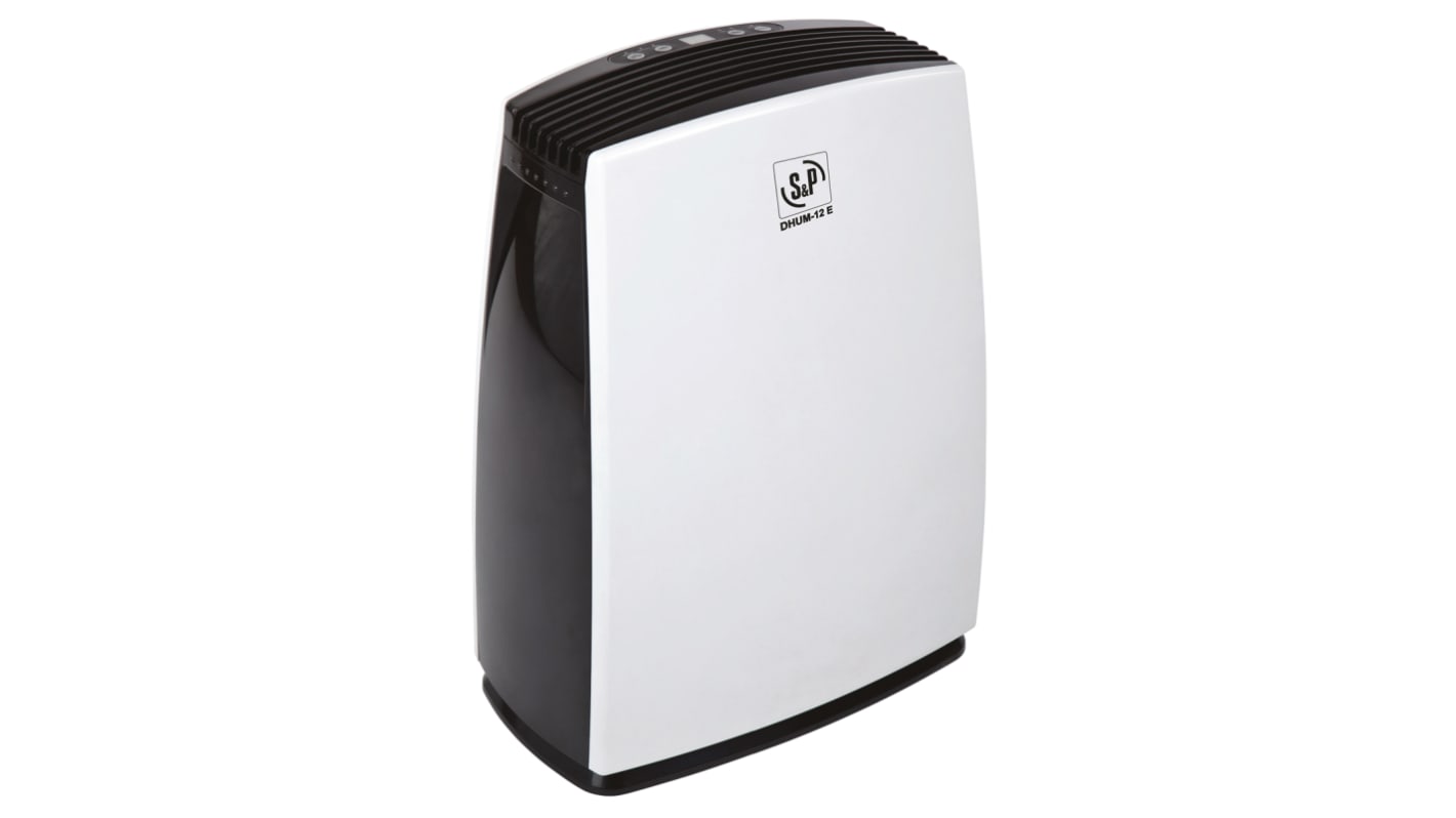 Deshumidificador UNELVENT, extracción 30l/día, depósito de 7L, ruído: 46dB(A), 650W, dim. 481 x 286 x 628mm