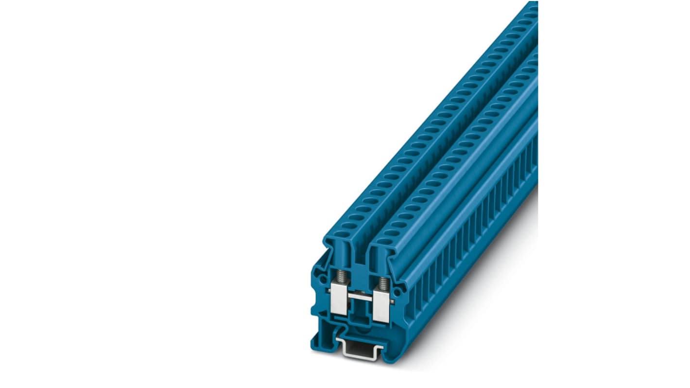 フエニックスコンタクト MUT 4 BU 接続式端子台, 24 → 10AWG, 41A 500 V, スクリュー