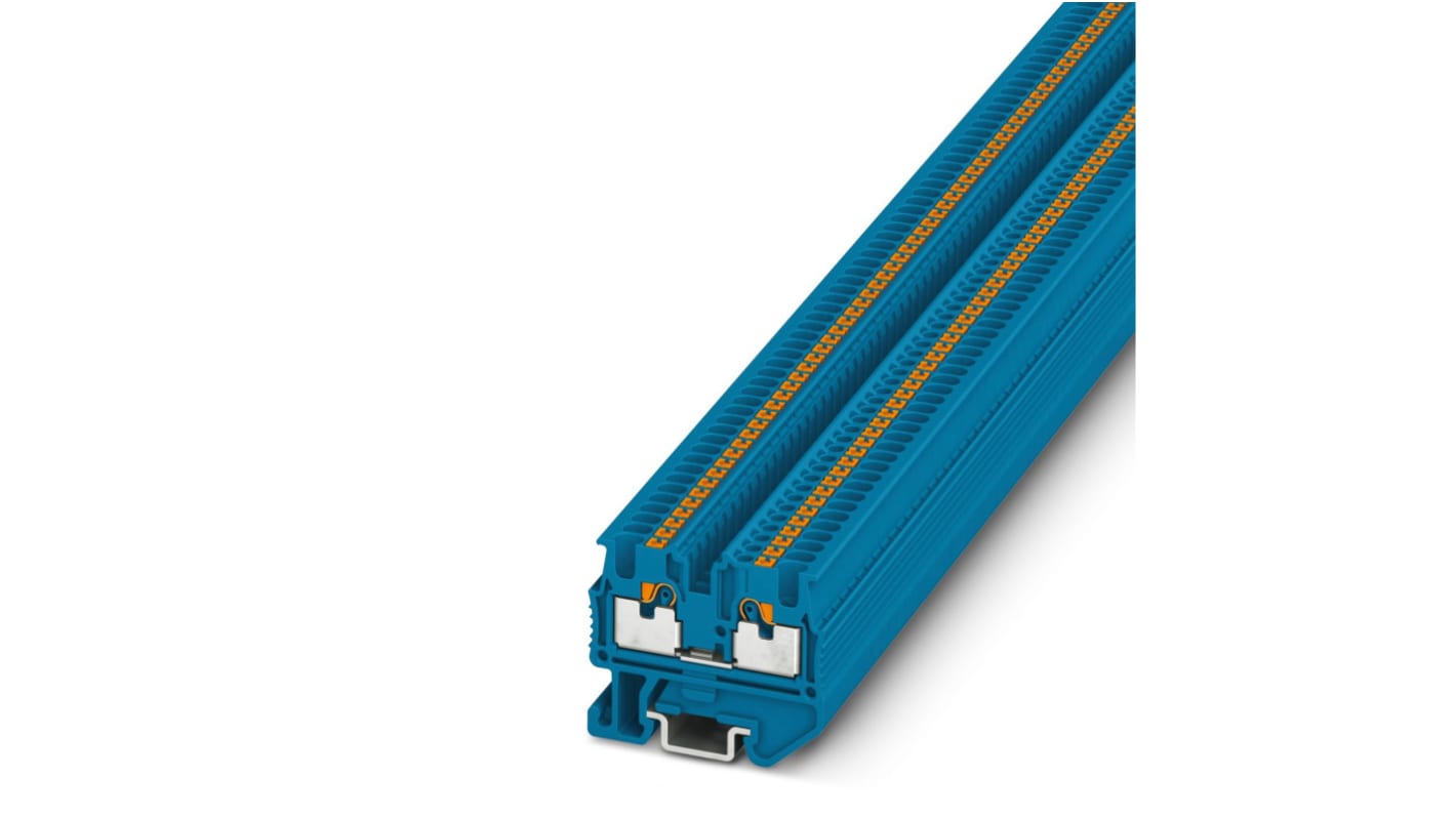 Phoenix Contact 3248101 MPT 1.5/S BU Series Blue, 1.5mm², Single-Level, Push In Termination