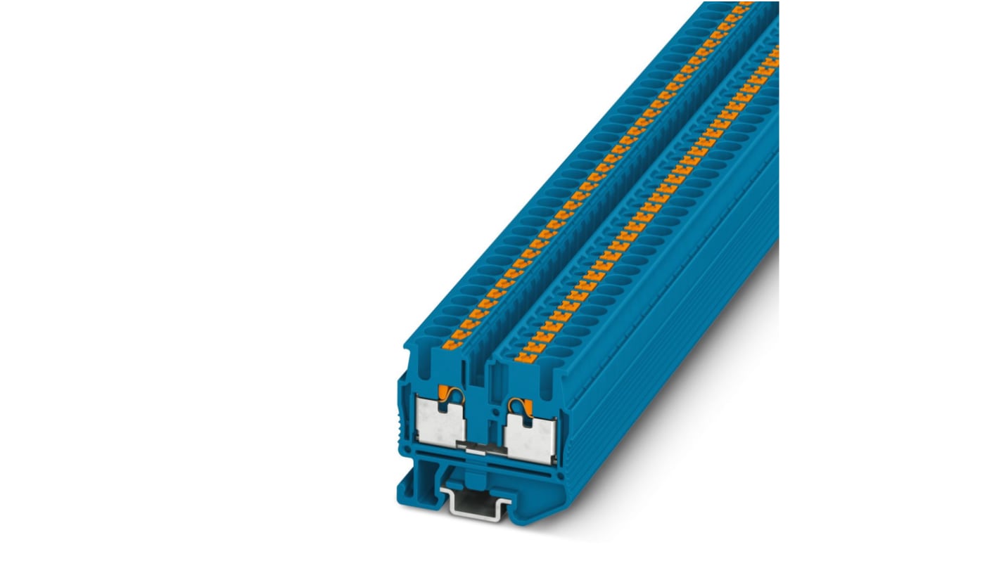 Phoenix Contact 3248126 MPT 2.5 BU Series Blue, 2.5mm², Single-Level, Push In Termination