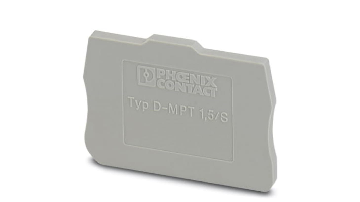 Phoenix Contact D-MPT Series End Cover for Use with Modular Terminal Block