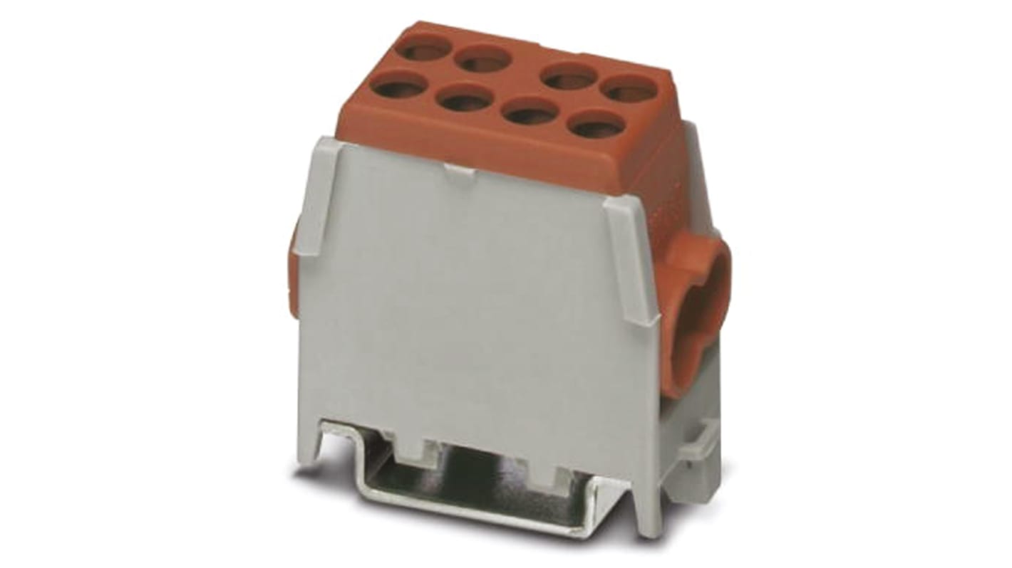 Morsetto senza fusibile Phoenix Contact, Marrone, livello Singolo, 101A