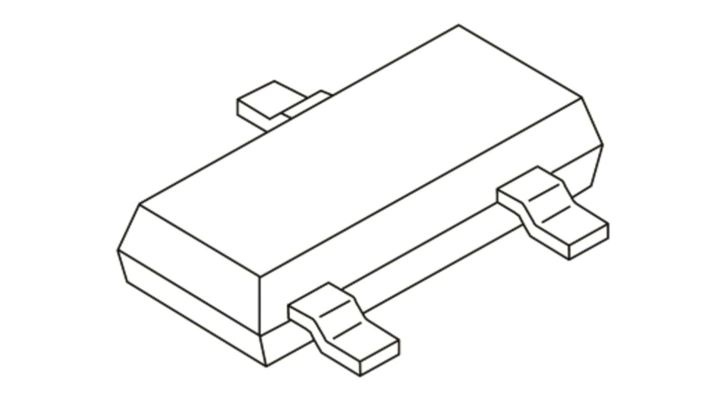 Nexperia NUP1301,215, Dual-Element Uni-Directional ESD Protection Array, 200W, 3-Pin SOT-23