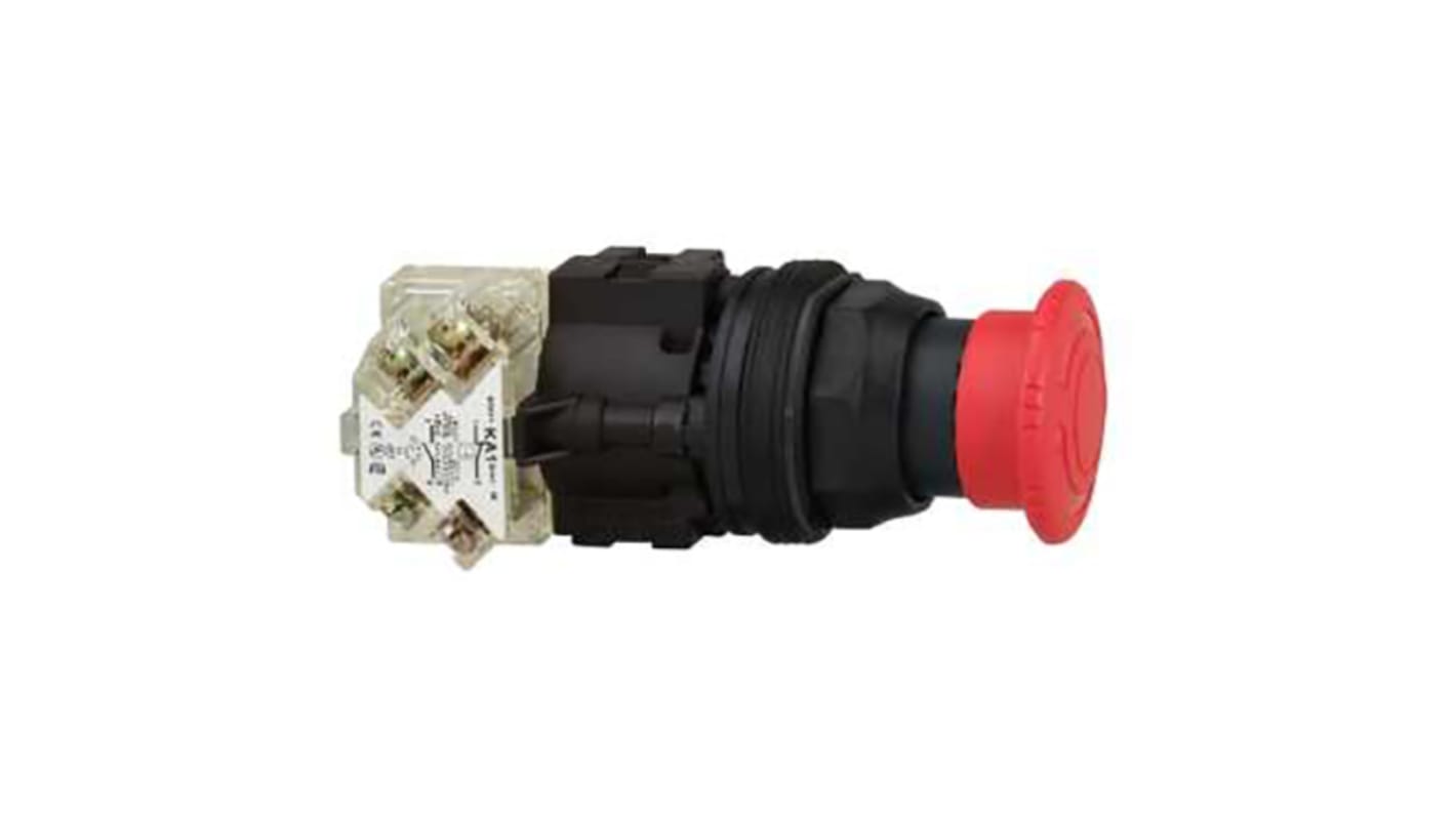 Schneider Electric Harmony 9001K Series Emergency Stop Push Button, Panel Mount, SPST, IP66