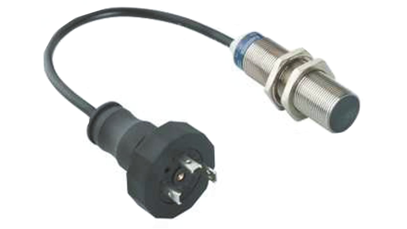 Capteur de proximité Telemecanique Sensors, M18, Détection 8 mm, PNP NO, 12→48 V c.c.
