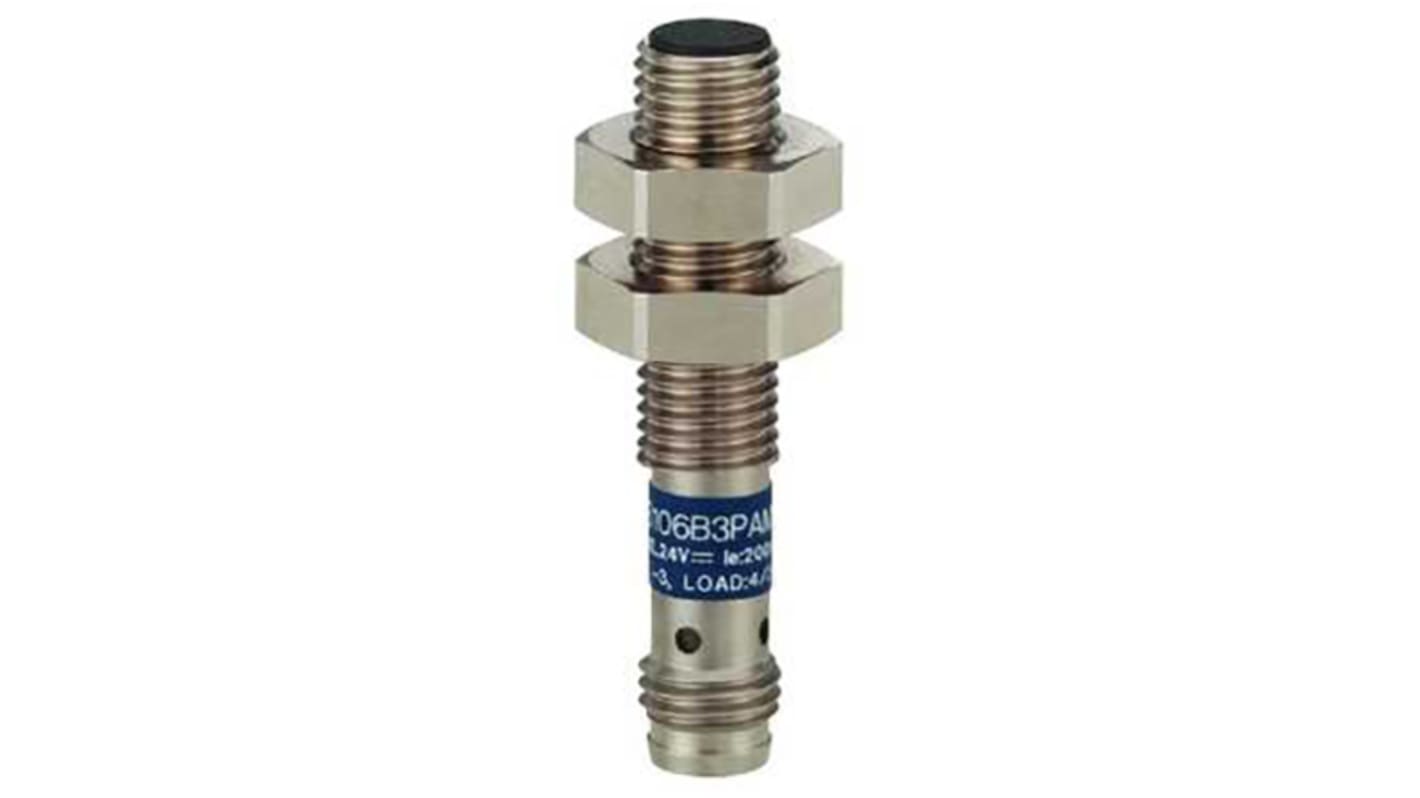 Rs-Online Sensore di prossimità Cilindro filettato Telemecanique Sensors M8 rilevamento 1 5 mm 10 → 36 V dc