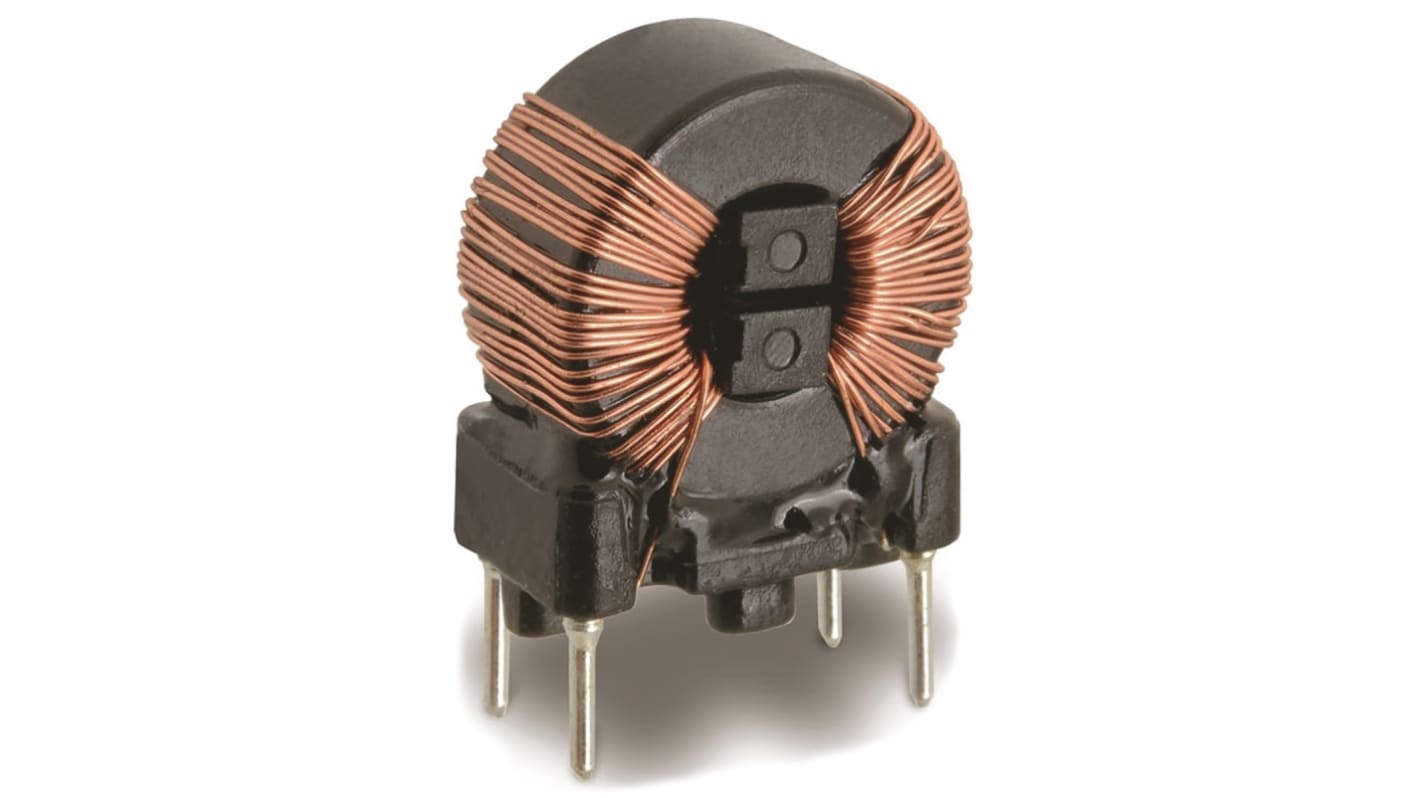 Wurth 1 mH -30 → +50% Nano Crystalline Common Mode Choke, Max SRF:300MHz, 2.5A Idc, 55mΩ Rdc 250 V ac, WE-CMBNC
