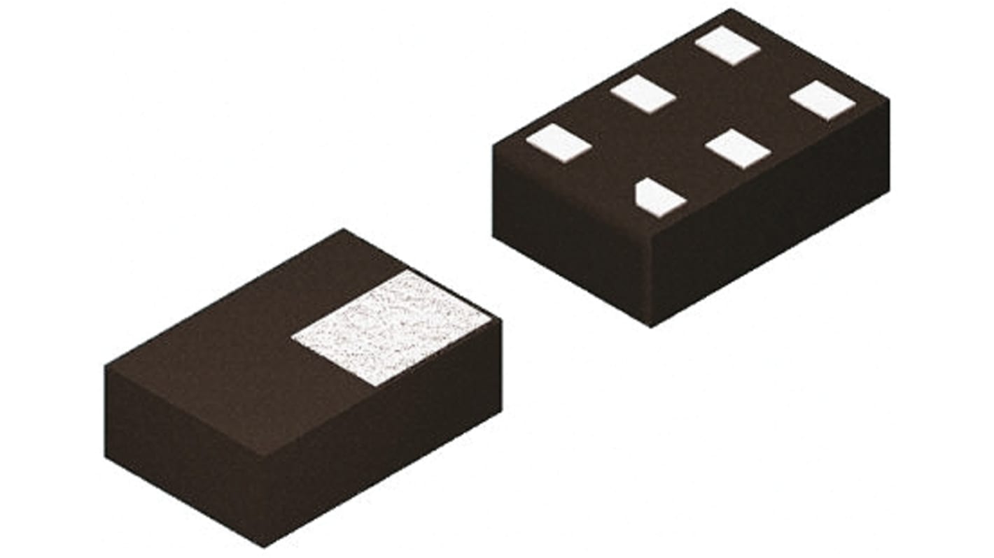 Nexperia PESD5V0S4UF,115, Quad-Element Uni-Directional ESD Protection Array, 110W, 6-Pin SOT-886