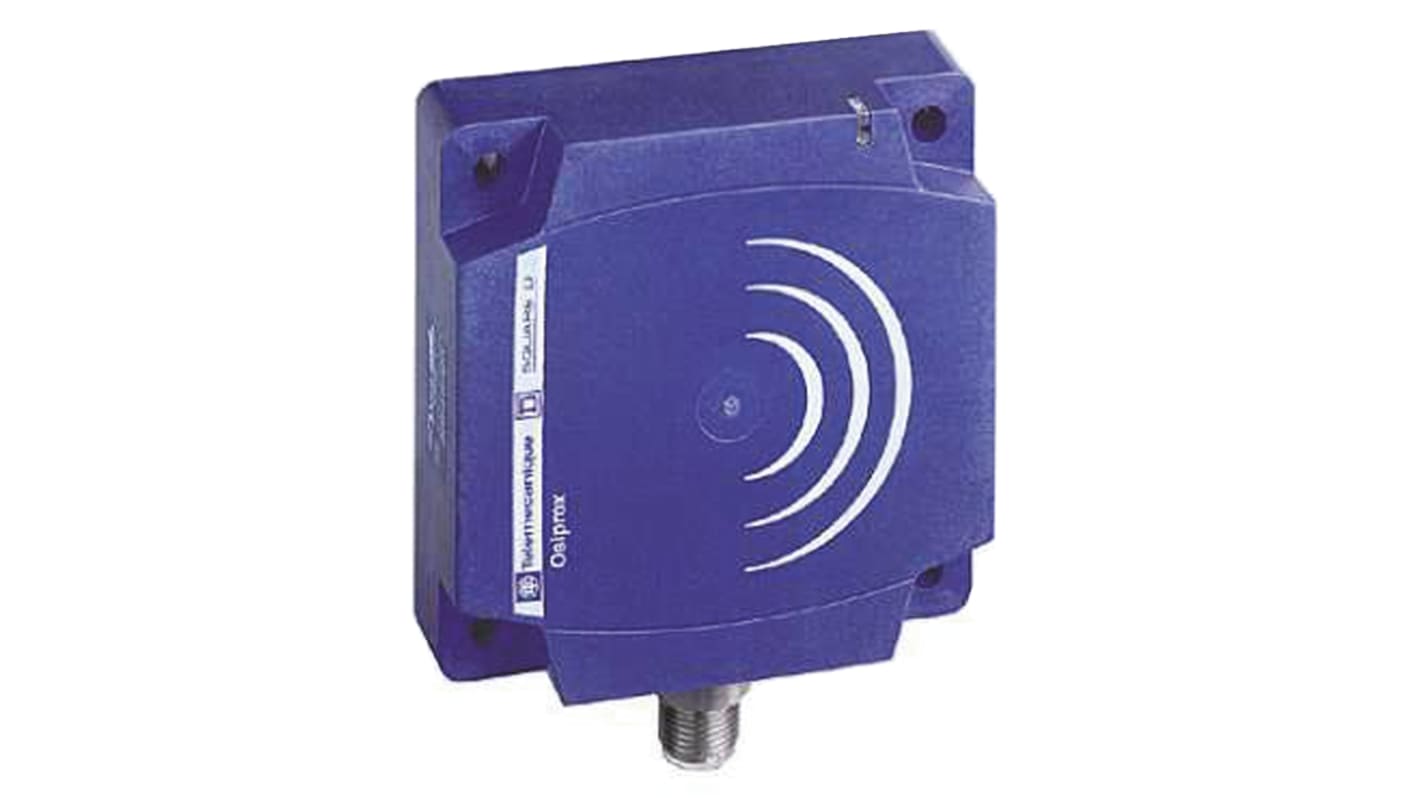 Telemecanique Sensors Inductive Block Proximity Sensor, 40 mm Detection, 2-Wire NO, 12 → 24 V dc