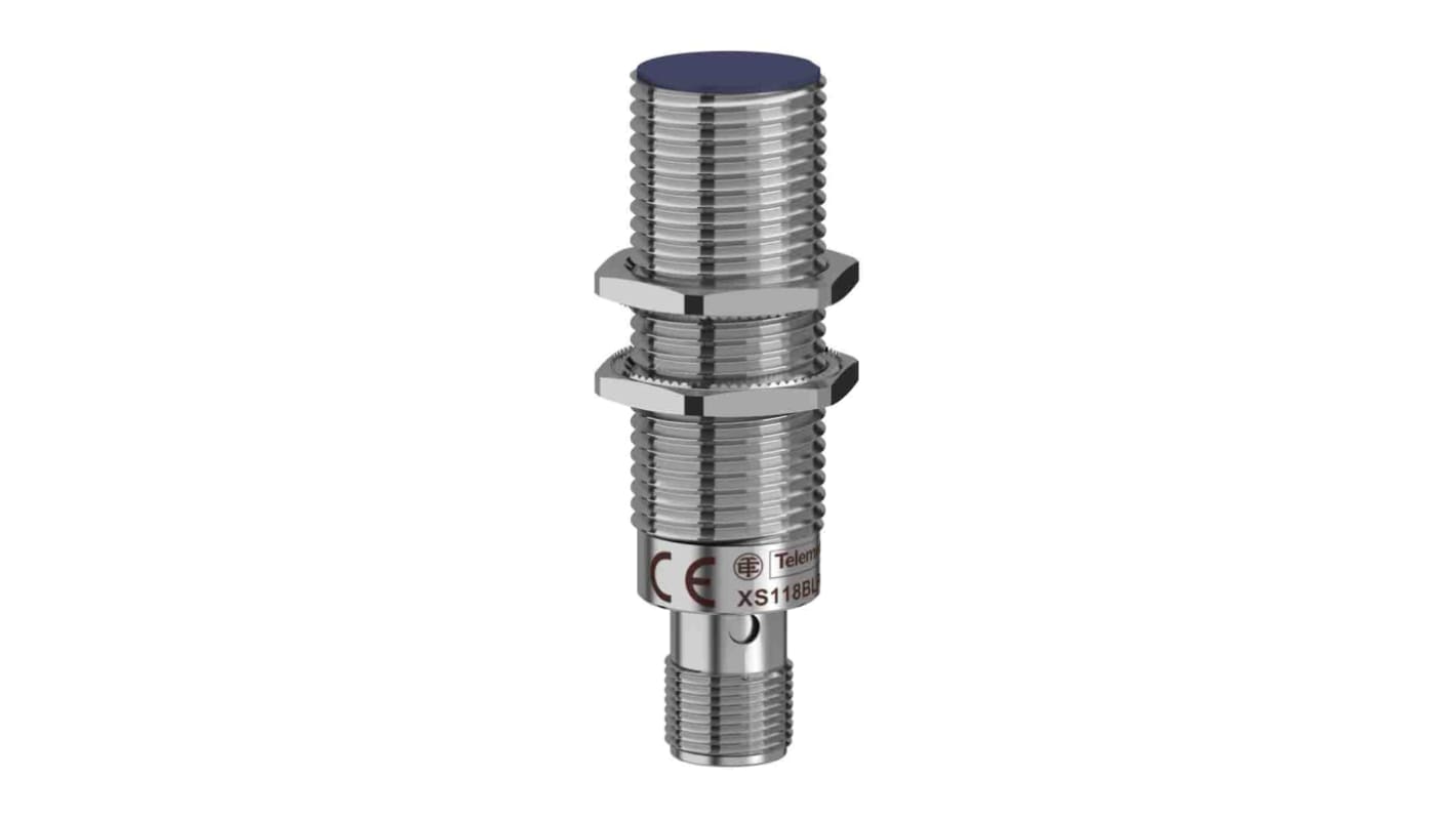 Rs-Online Sensore di prossimità Cilindro filettato Telemecanique Sensors M18 rilevamento 4 mm 12 → 24 V c.c