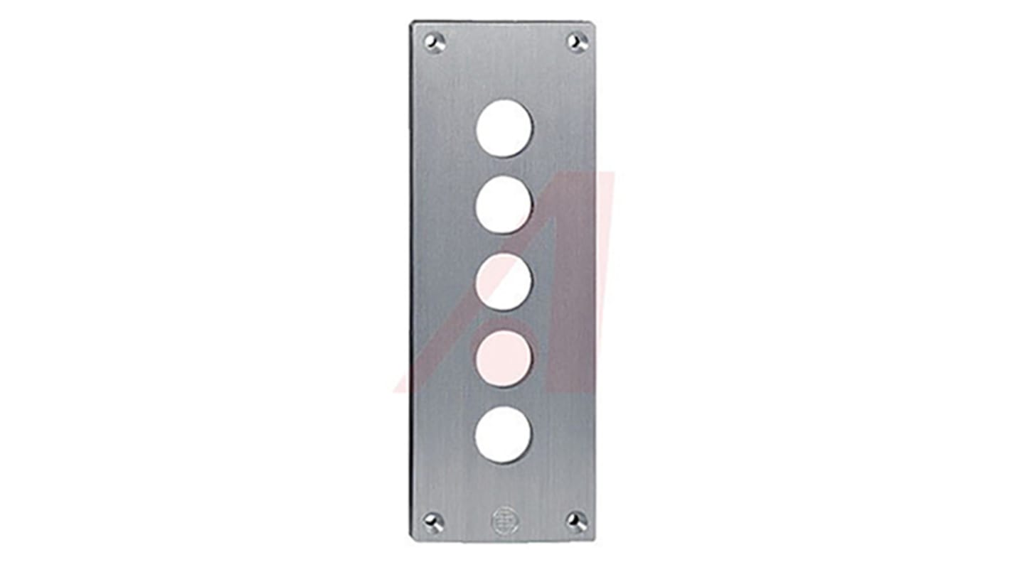 Schneider Electric Aluminium Harmony XAP Control Station Enclosure - 5 Hole 22mm Diameter