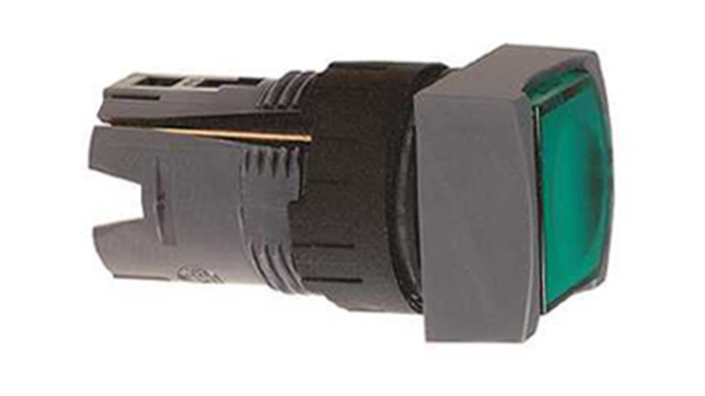 Tête de bouton-poussoir Schneider Electric, Harmony XB6 Vert, Ø découpe 16mm, Momentané