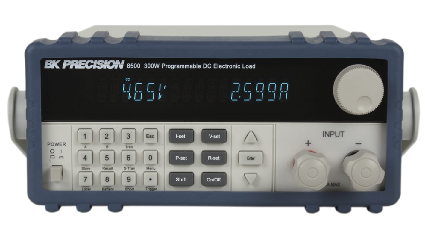 BK Precision 8500 Series Electronic DC Load, 0 → 300 W, 0.1 → 120 V, 0 → 30 A