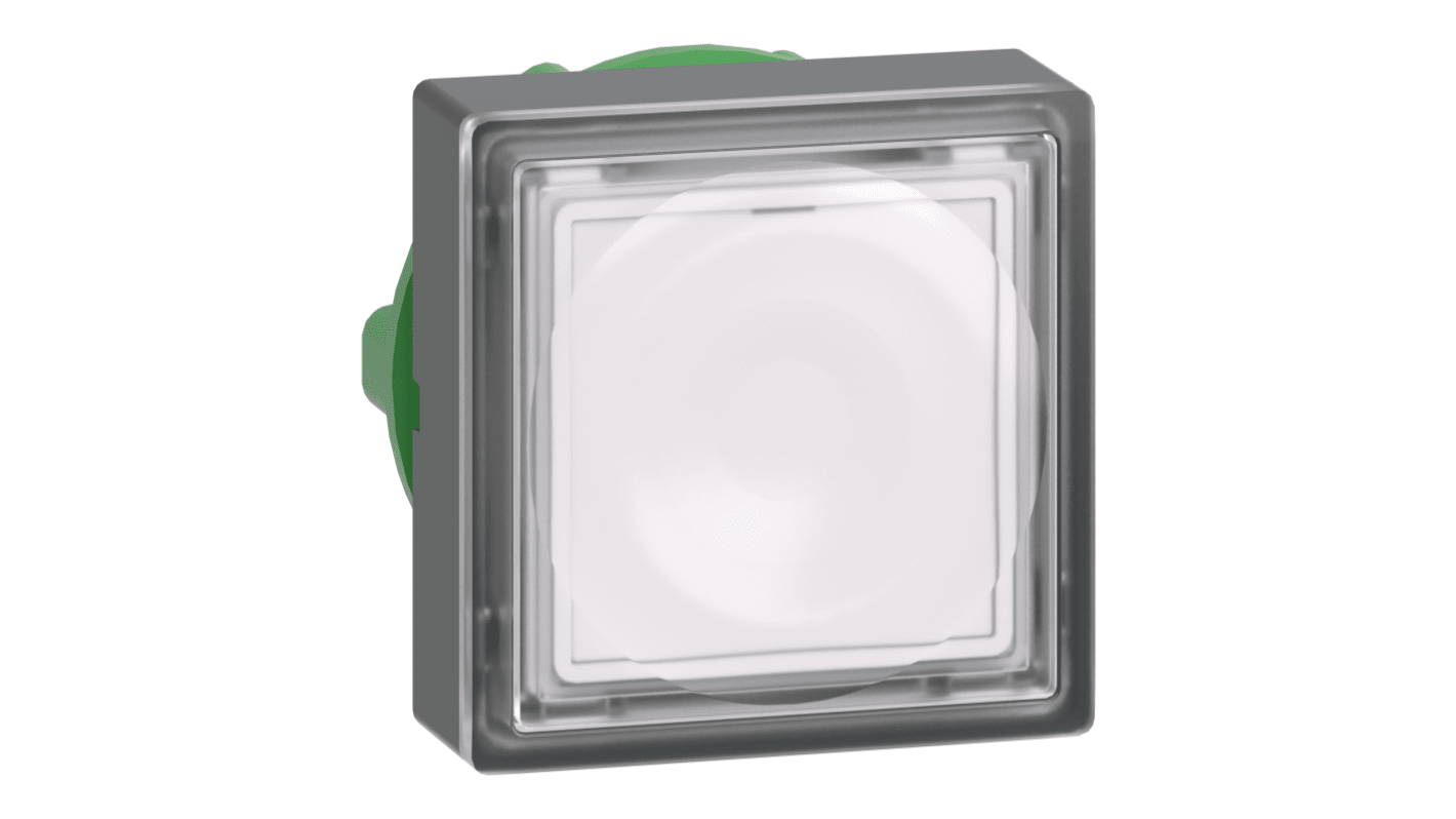 Schneider Electric Harmony XB5 Series White Momentary Push Button Head, 22mm Cutout, IP66