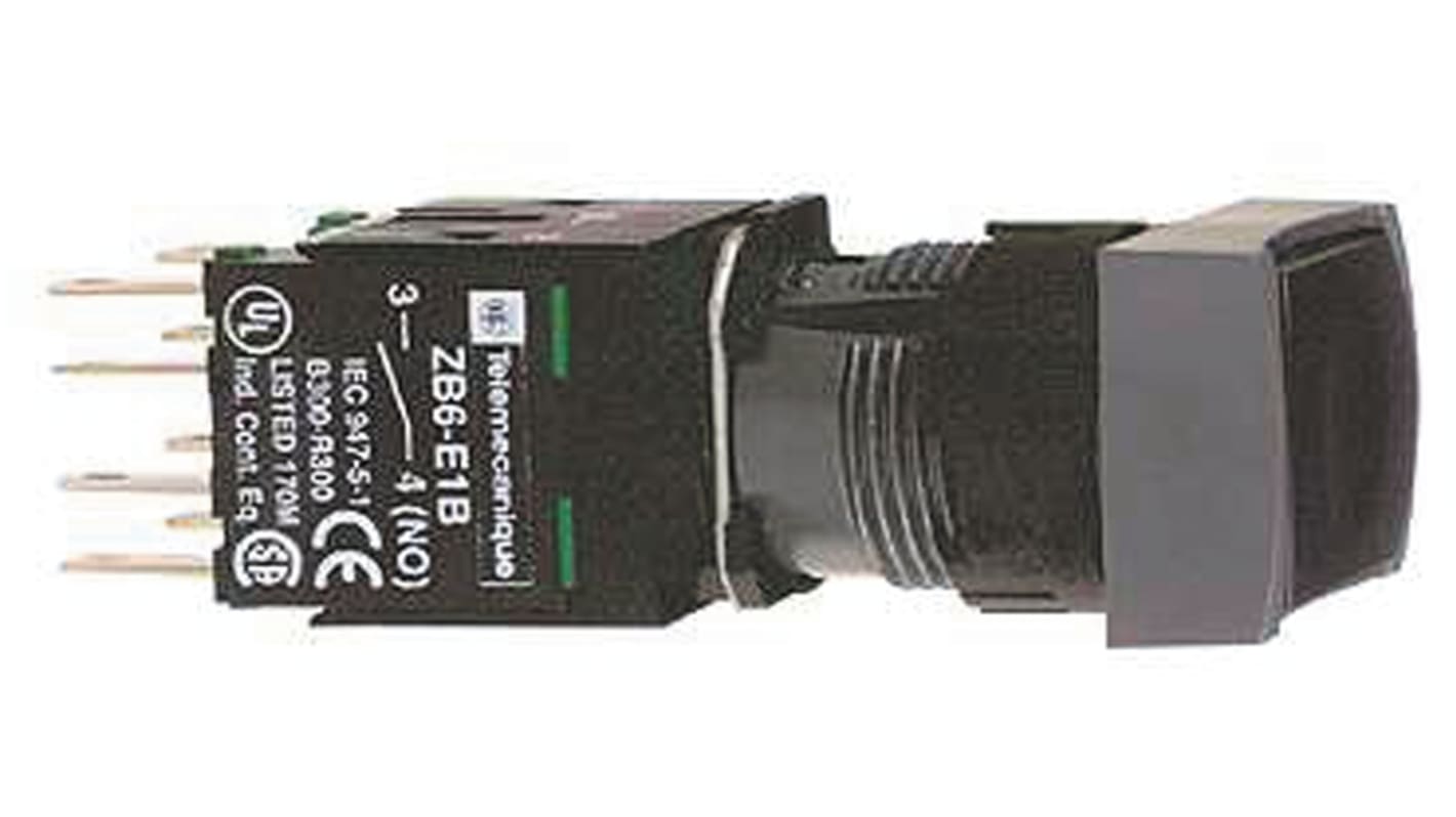 Schneider Electric Harmony XB6 Series Push Button, Panel Mount, 16mm Cutout, IP65
