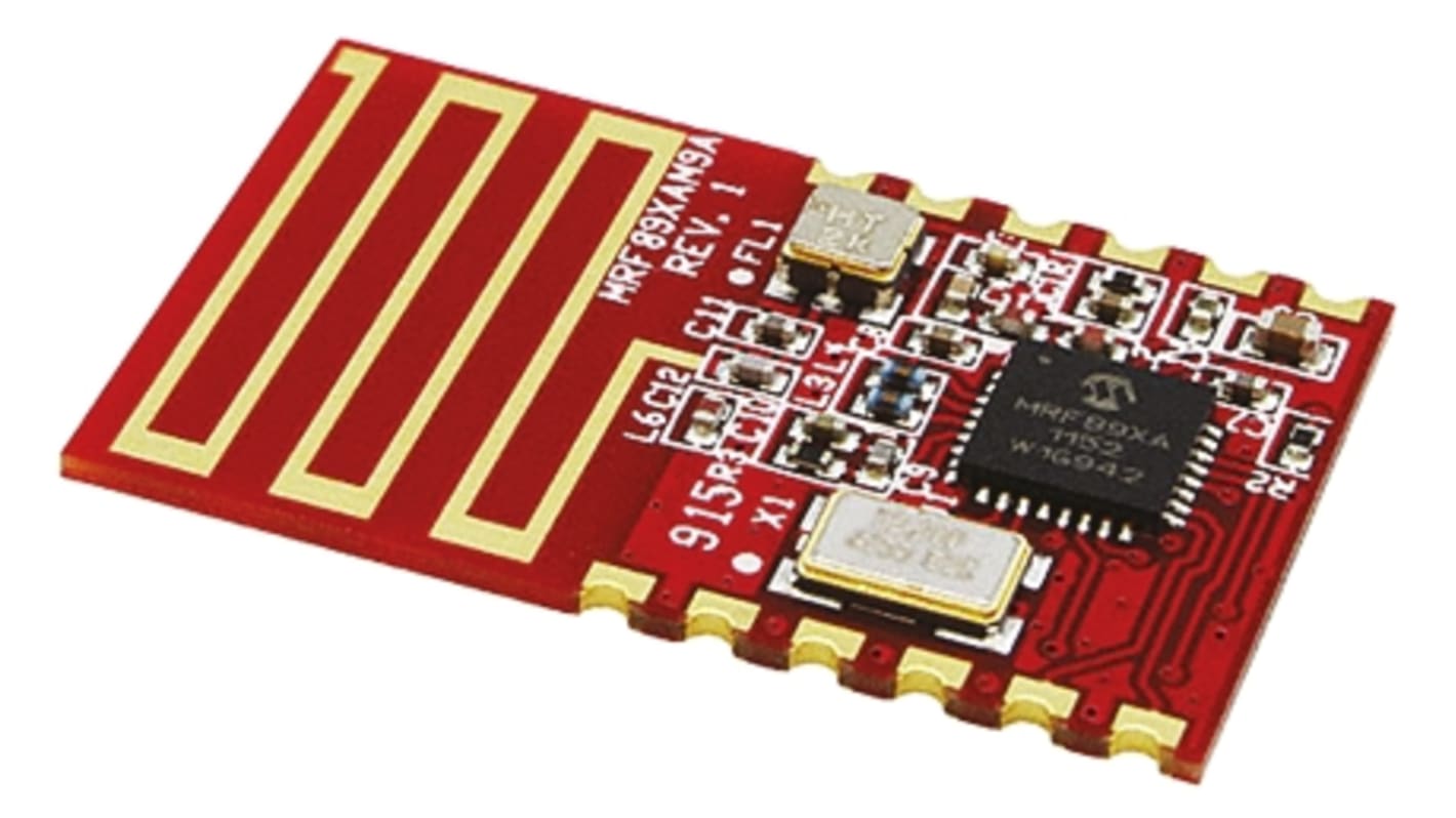 Microchip MRF89XAM9A-I/RM, RF Transceiver IC 50kHz to 250kHz Dual Band 32-Pin QFN