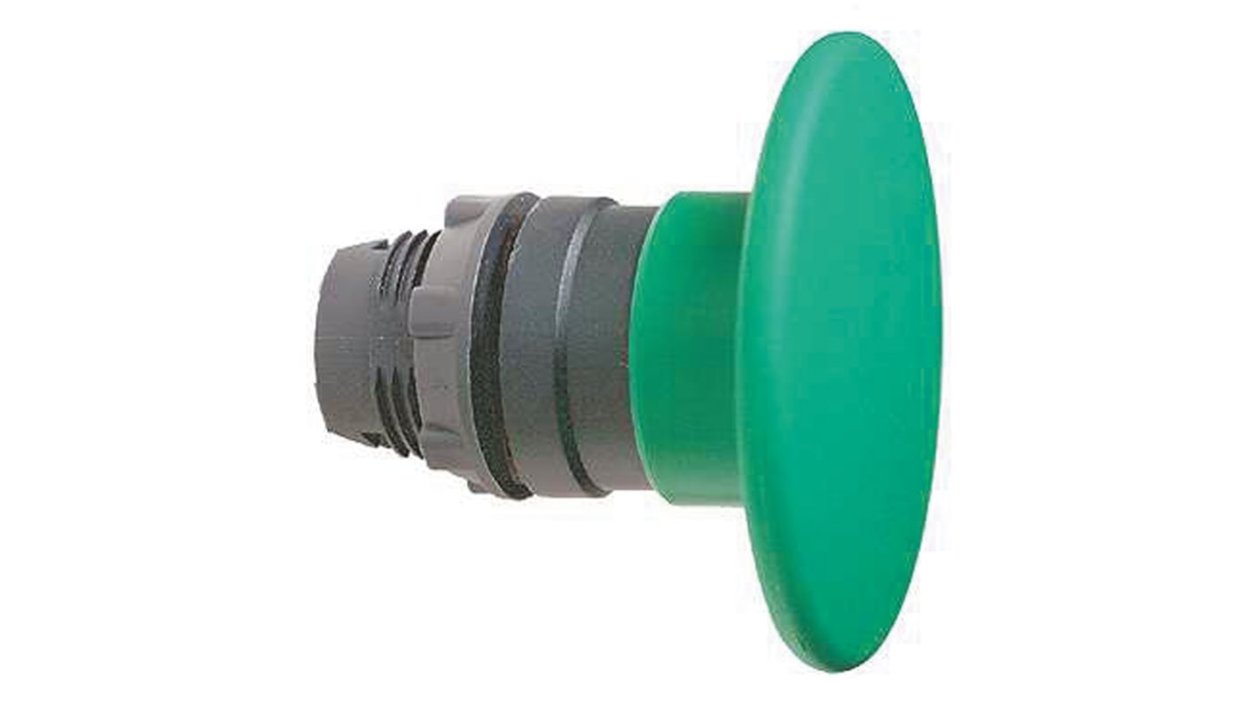 Schneider Electric Harmony XB5 Series Green Momentary Push Button Head, 22mm Cutout, IP66, IP67, IP69K