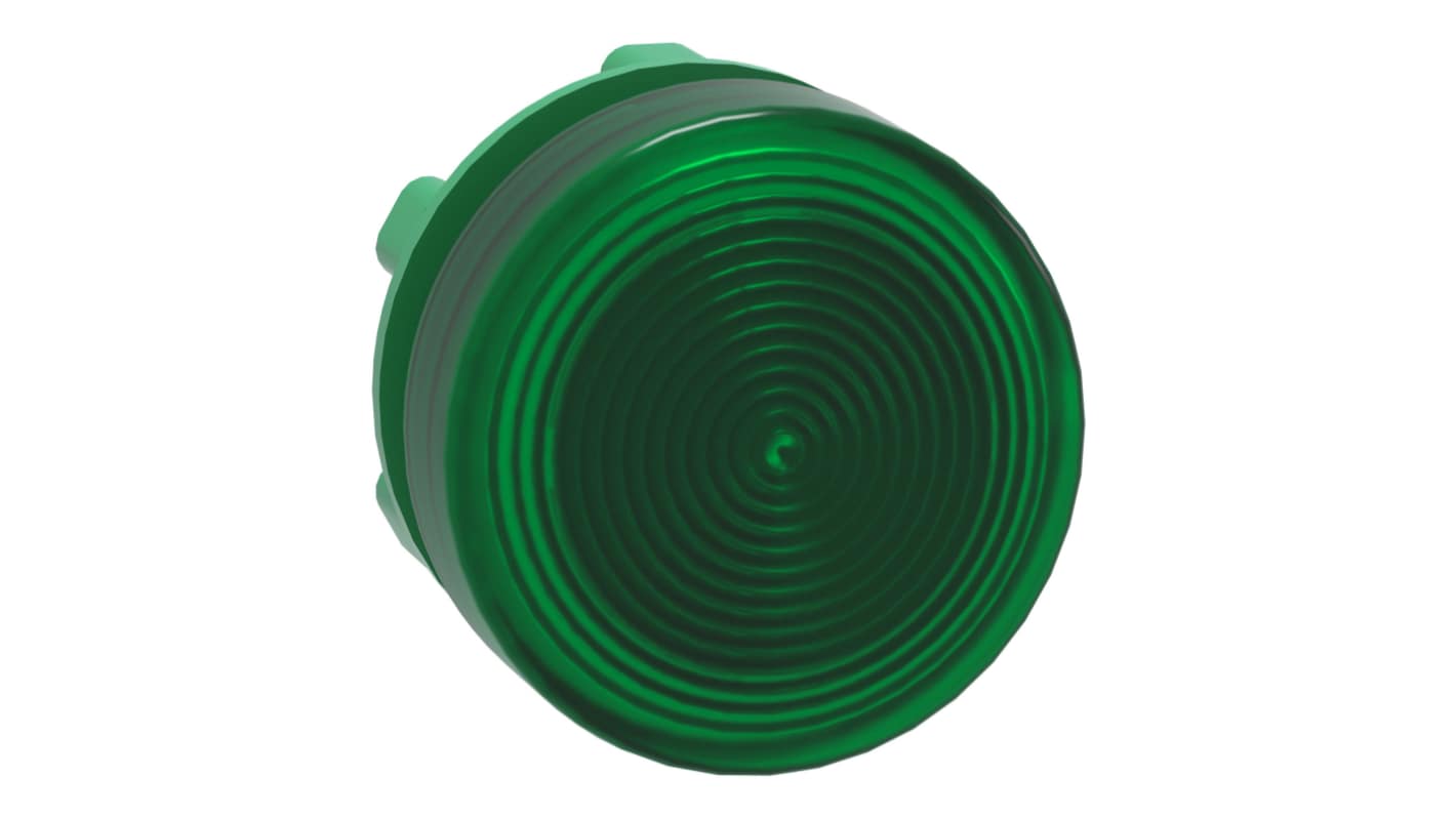 Schneider Electric Green Pilot Light Head, 22mm Cutout Harmony XB5 Series