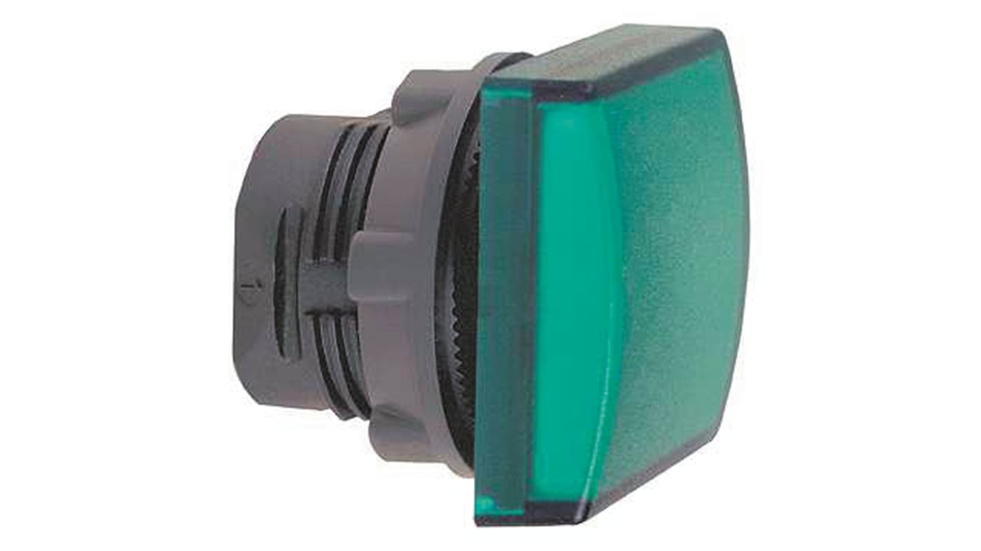 Schneider Electric Green Pilot Light, 22mm Cutout Harmony XB5 Series