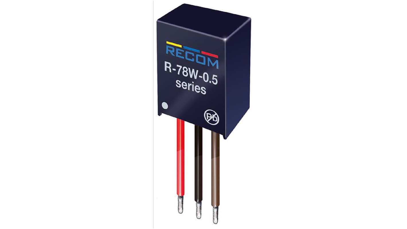Spínací regulátor 2.5W, vstupní: 6.5 → 32V dc, výstup: 5V dc 500mA