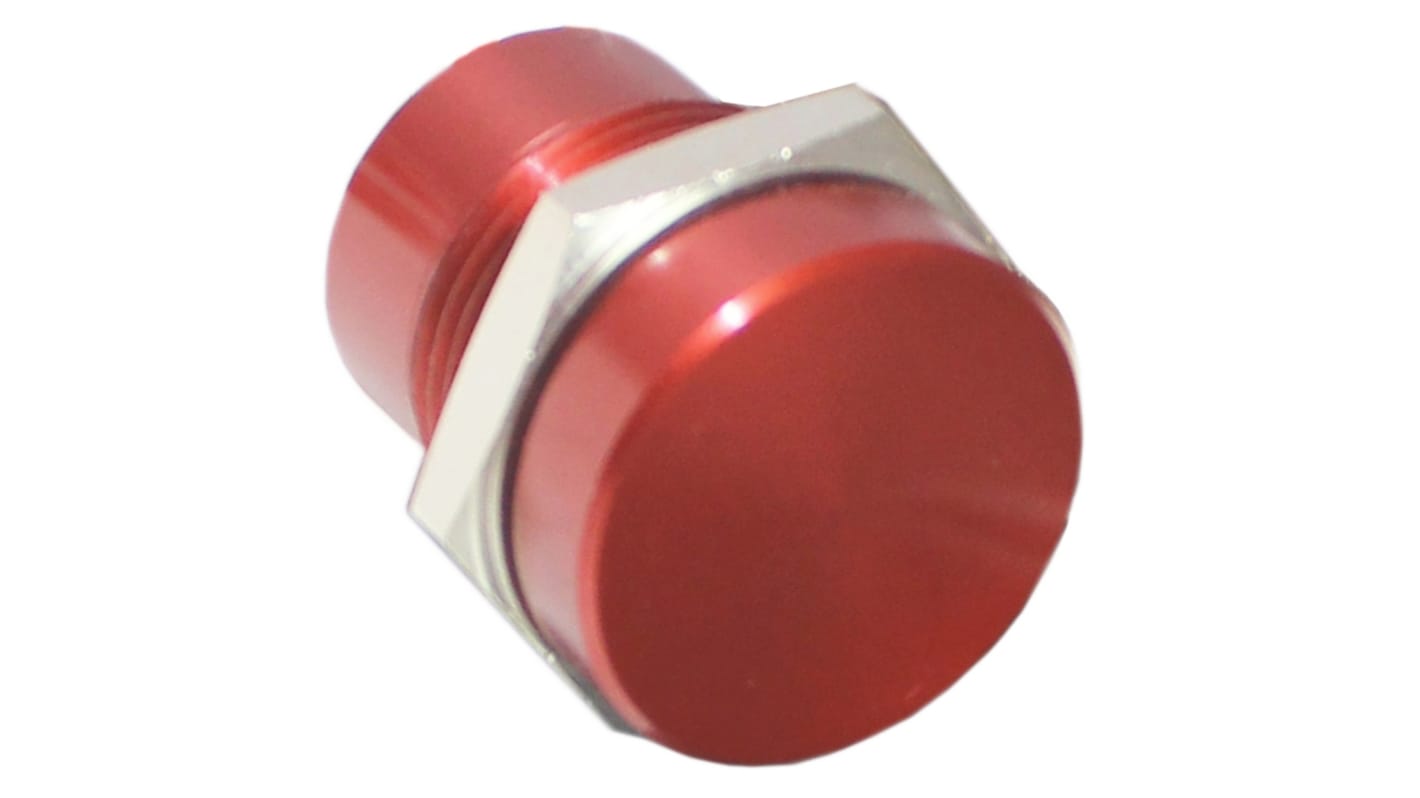 CAMDENBOSS Piezo Switch, Momentary, 1-pole on-off switch, IP68, Wire Lead, 200 mA @ 24 V, -40 → +125°C Red