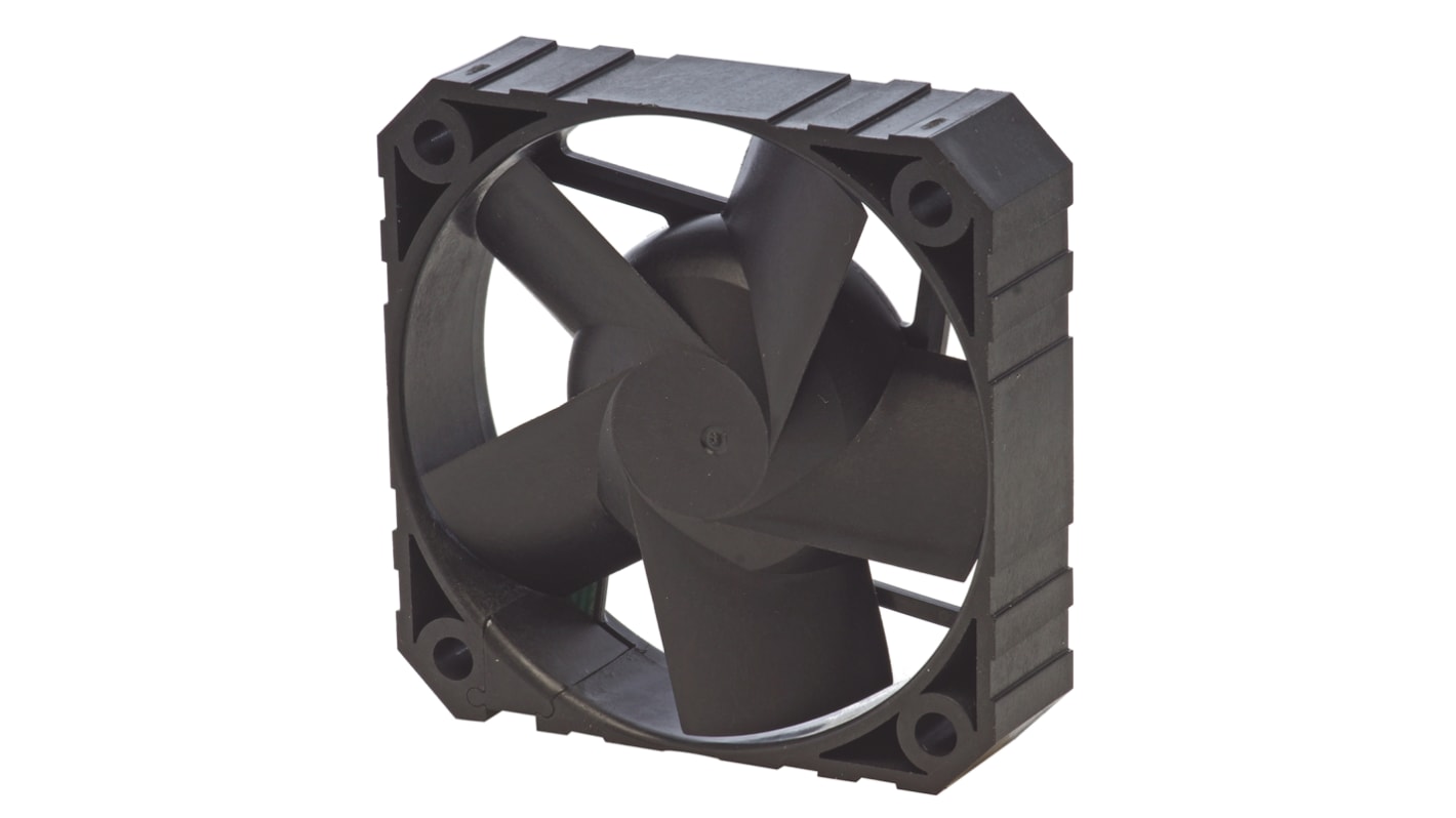 Micronel F62MM-9 Series Axial Fan, 24 V dc, DC Operation, 22m³/h, 1.2W, 50mA Max, 62 x 62 x 15mm