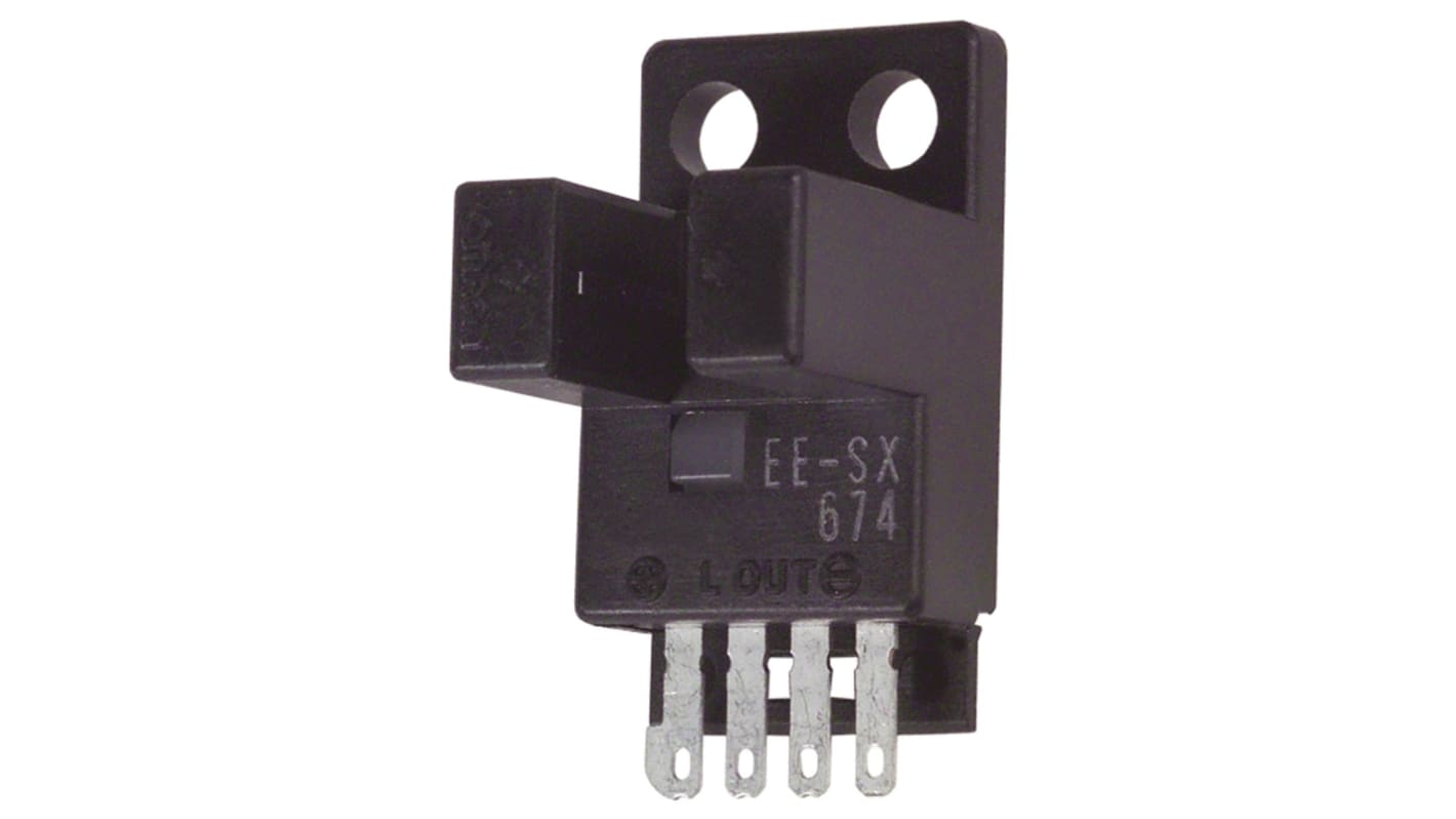 Rs-Online Sensore fotoelettrico a forcella Omron a fascio diretto rilevamento 5 mm uscita NPN