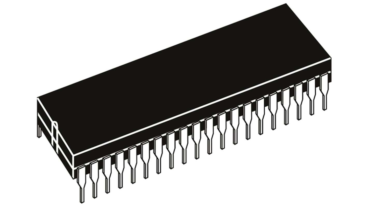 Microchip マイコン, PIC, 4MHz, 14 kB, フラッシュ, 40-Pin PDIP