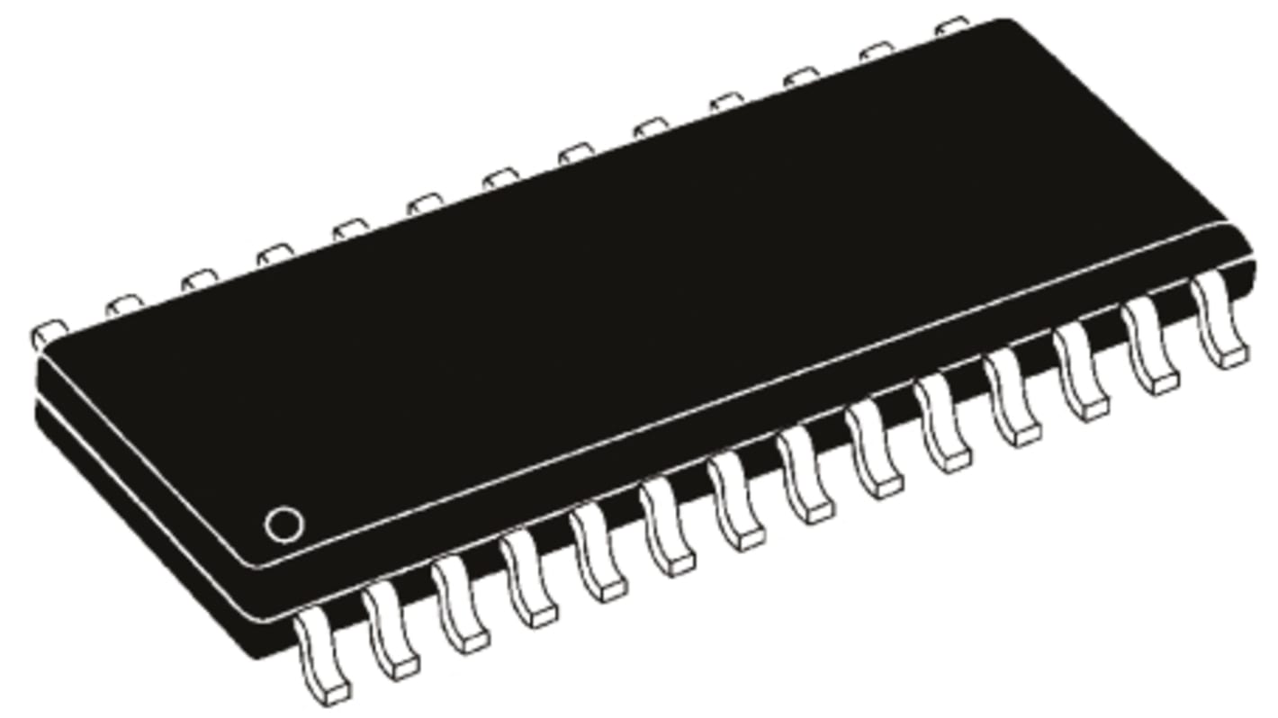 Microcontrollore Microchip, PIC18F, SOIC, PIC18F, 28 Pin, Montaggio superficiale, 8bit, 40MHz