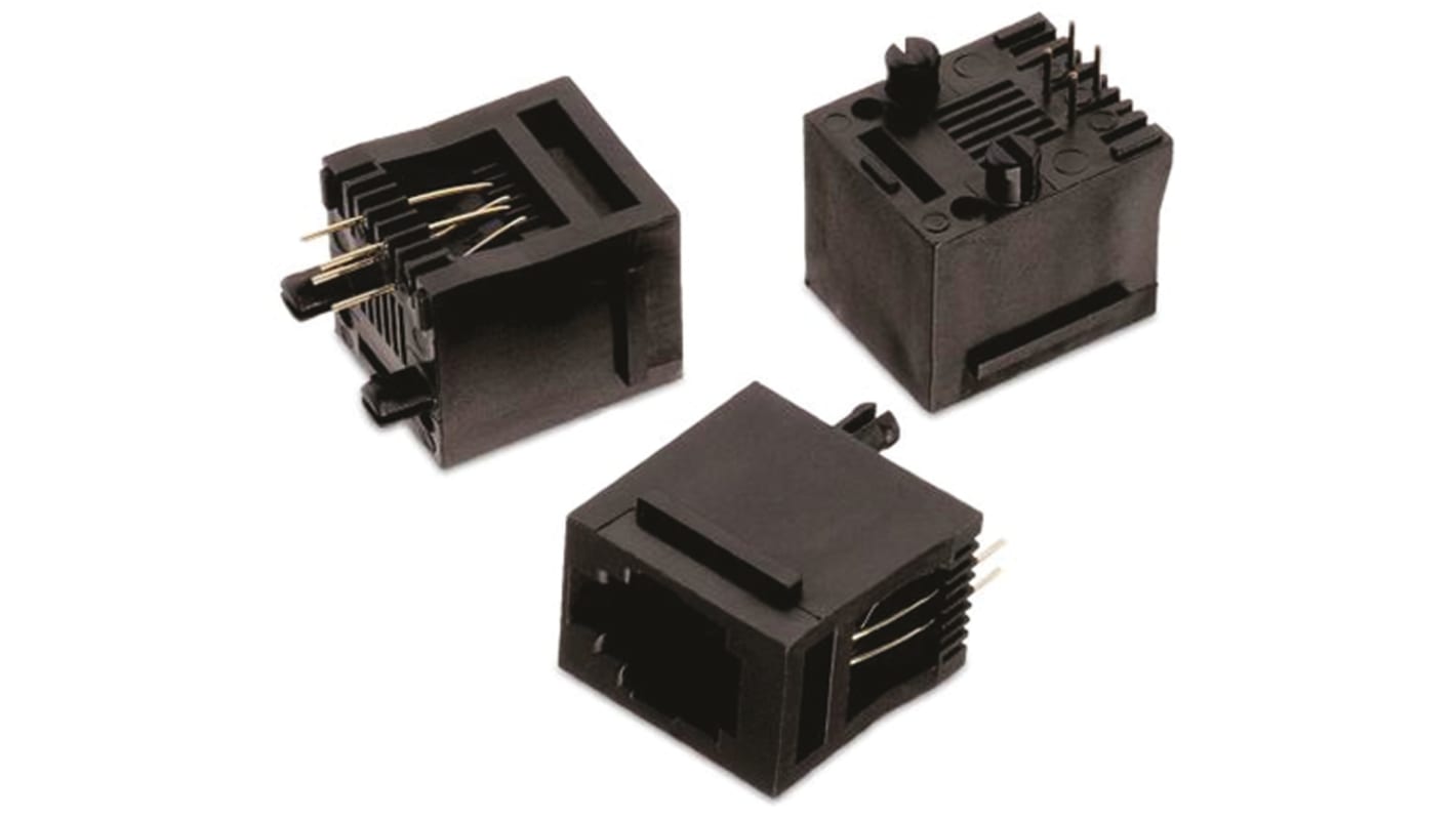 Wurth Elektronik WR-MJ Series Female RJ25 Connector, Through Hole Straight 6P6C -Way