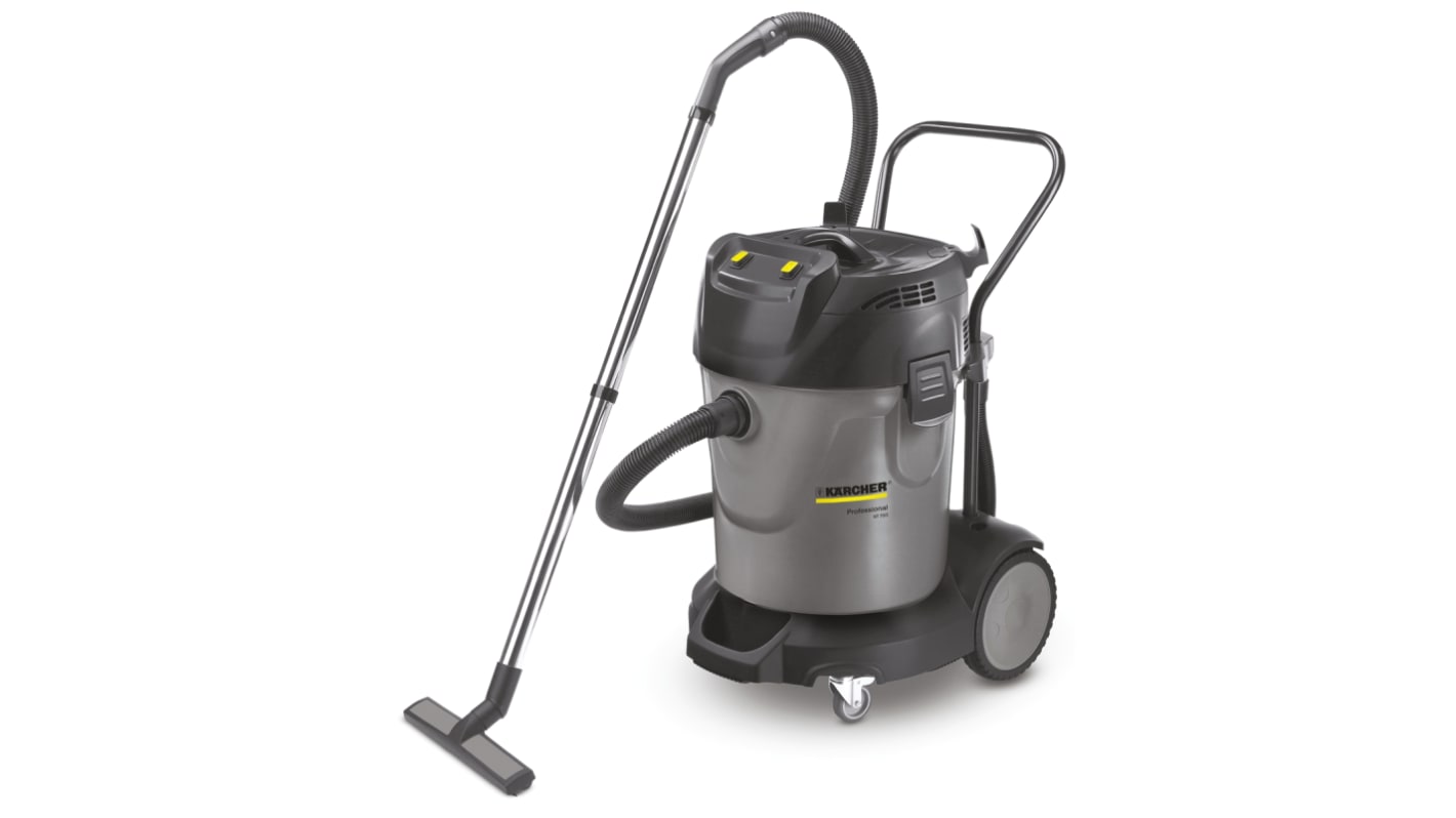 Karcher NT 70/2 Cylinder Wet and Dry Vacuum Cleaner for General Cleaning, 10m Cable, 220 → 240V ac, UK Plug