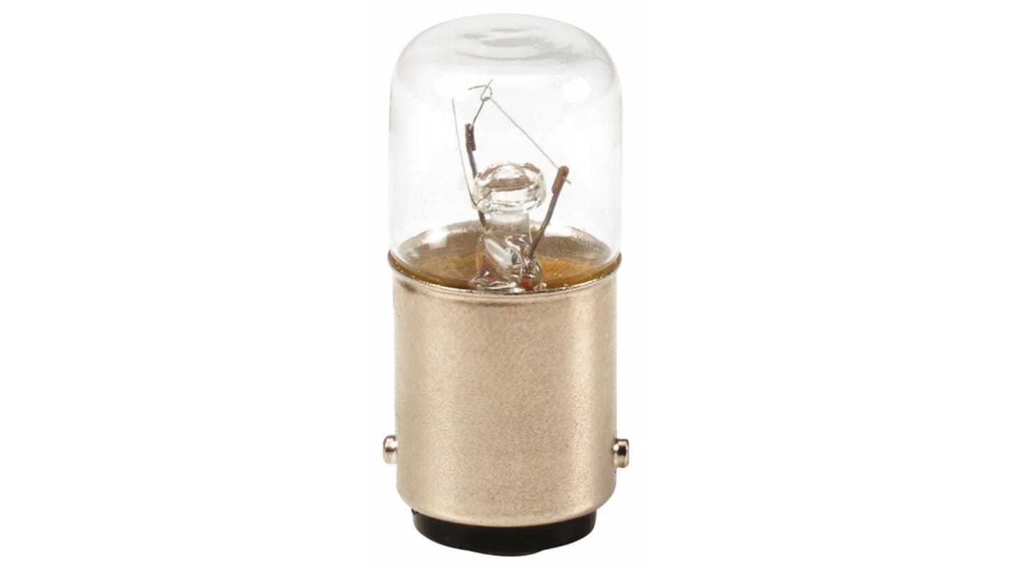 Eaton Incandescent Clear Bulb, BA15d 230 V