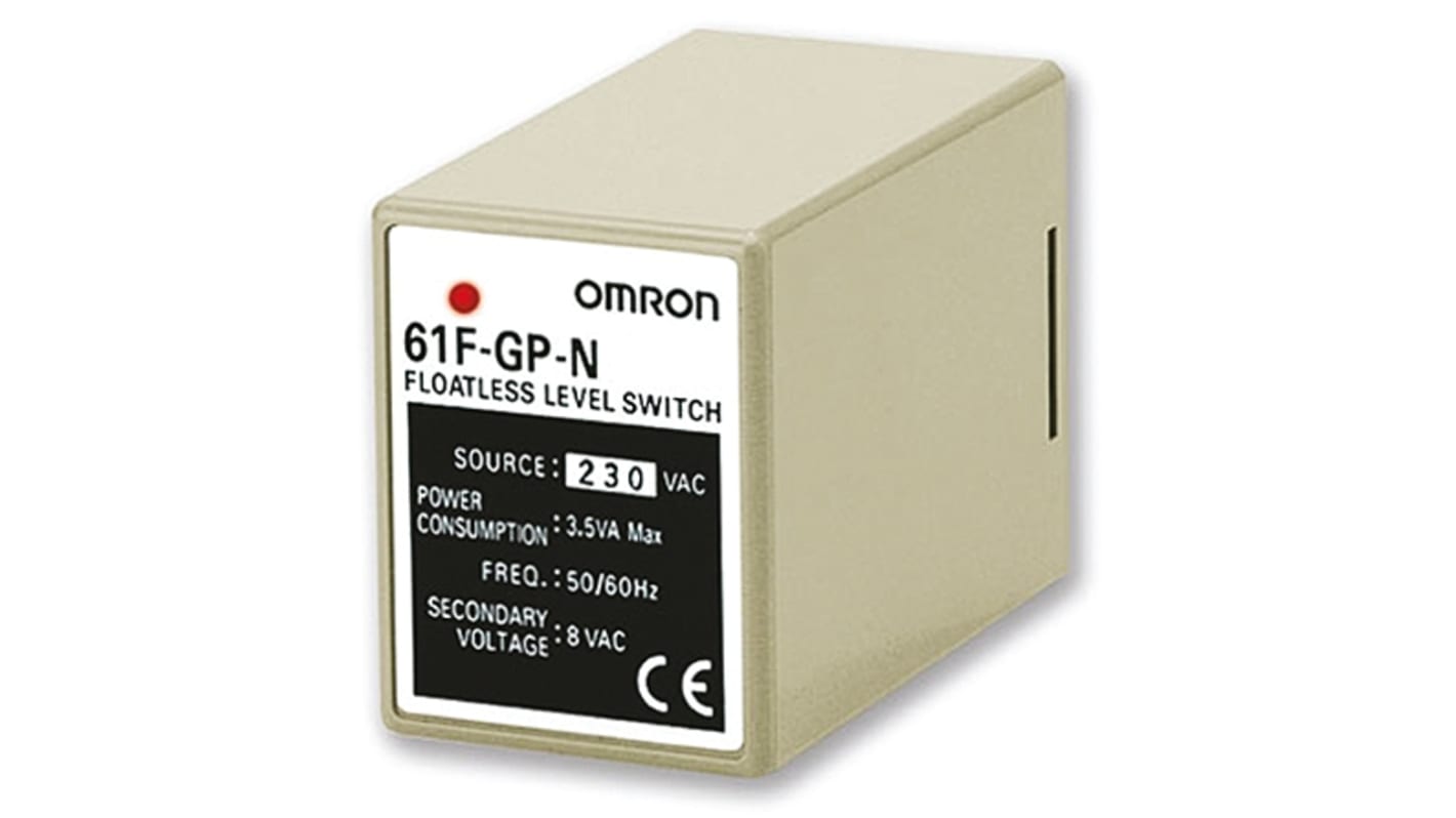 オムロン 導電式レベルコントローラ, 230 V ac 80 ms, 61F-GP-N2シリーズ