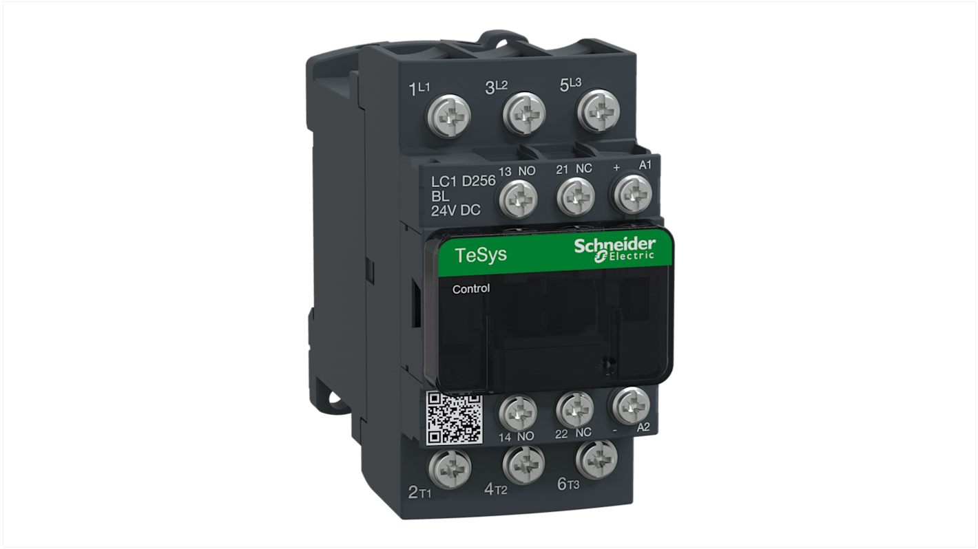 Stycznik 24 V DC Schneider Electric styki: 3 11 kW 25 A 3NO Śruba LC1D256BL