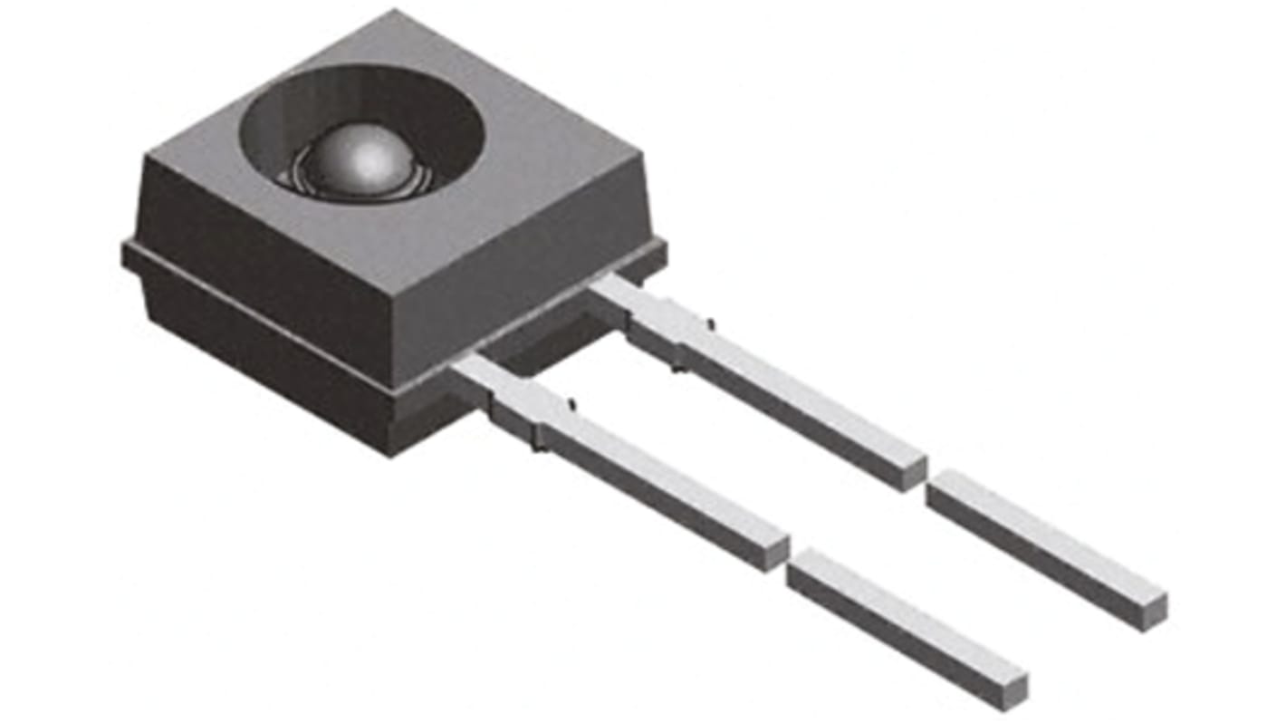 TEKT5400S Vishay, ±37 ° Visible Light Phototransistor, Through Hole 2-Pin Side Looker package
