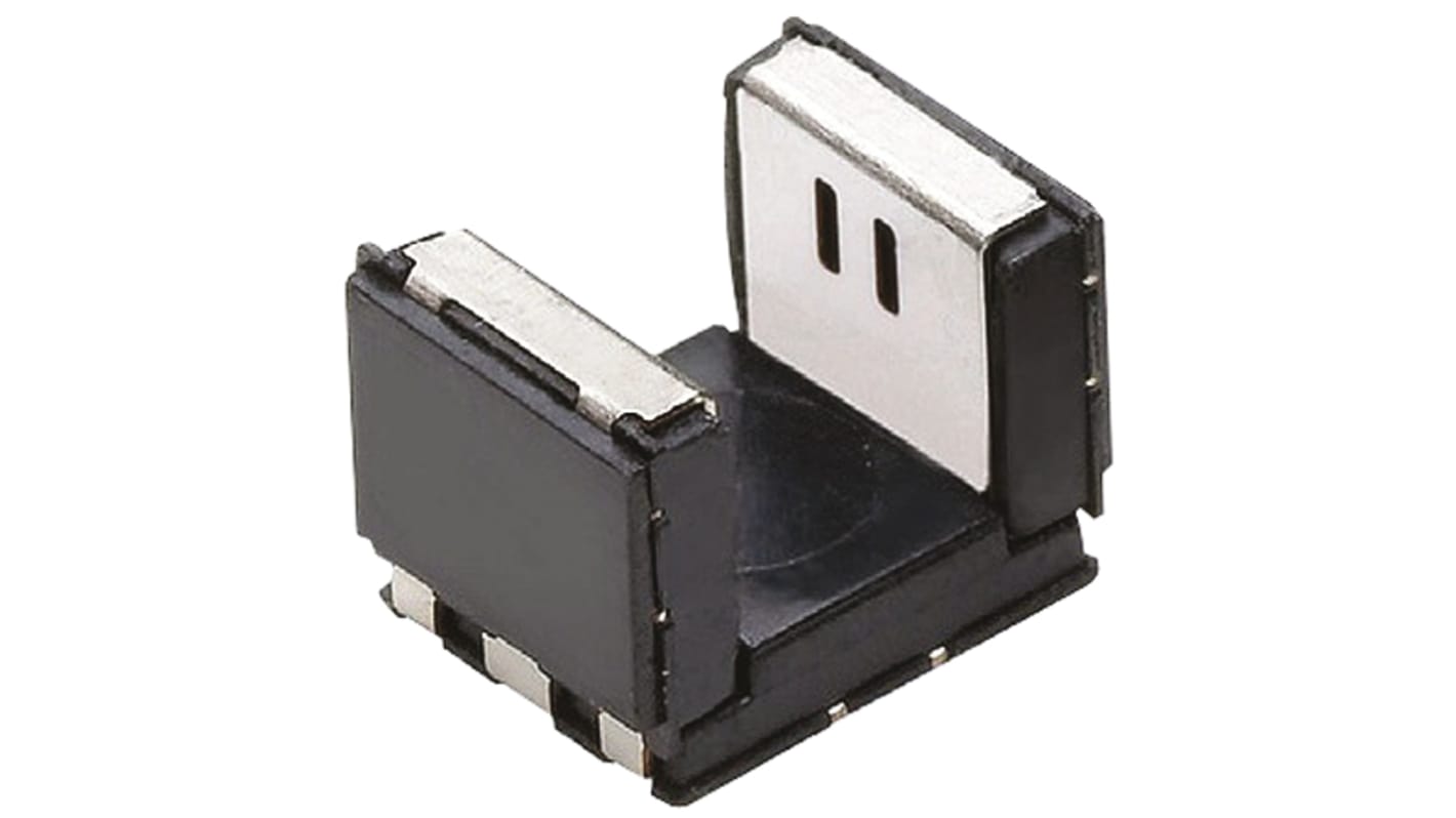 Interruttore ottico a taglio Vishay, 6 pin, 2 canali, slot da 3mm, uscita Fototransistor, Montaggio superficiale