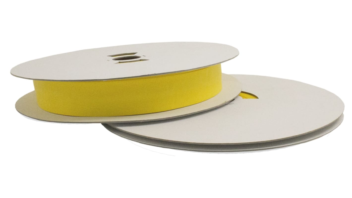 Kroy Heat Shrink Tubing, Yellow 19.5mm Sleeve Dia. x 55m Length 3:1 Ratio