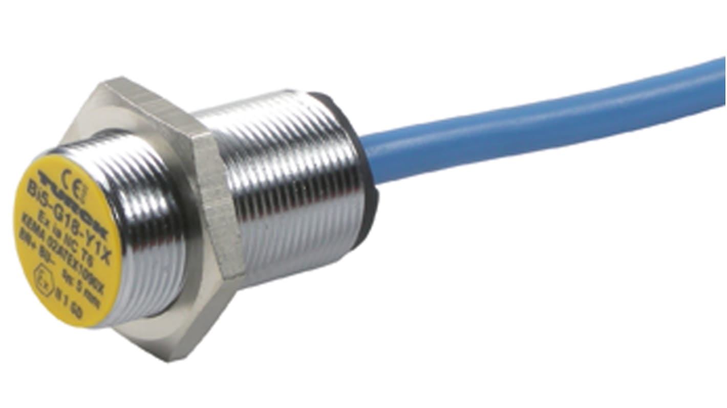 Rs-Online Sensore di prossimità Cilindro filettato Turck M18 rilevamento 5 mm 8 2 V c.c