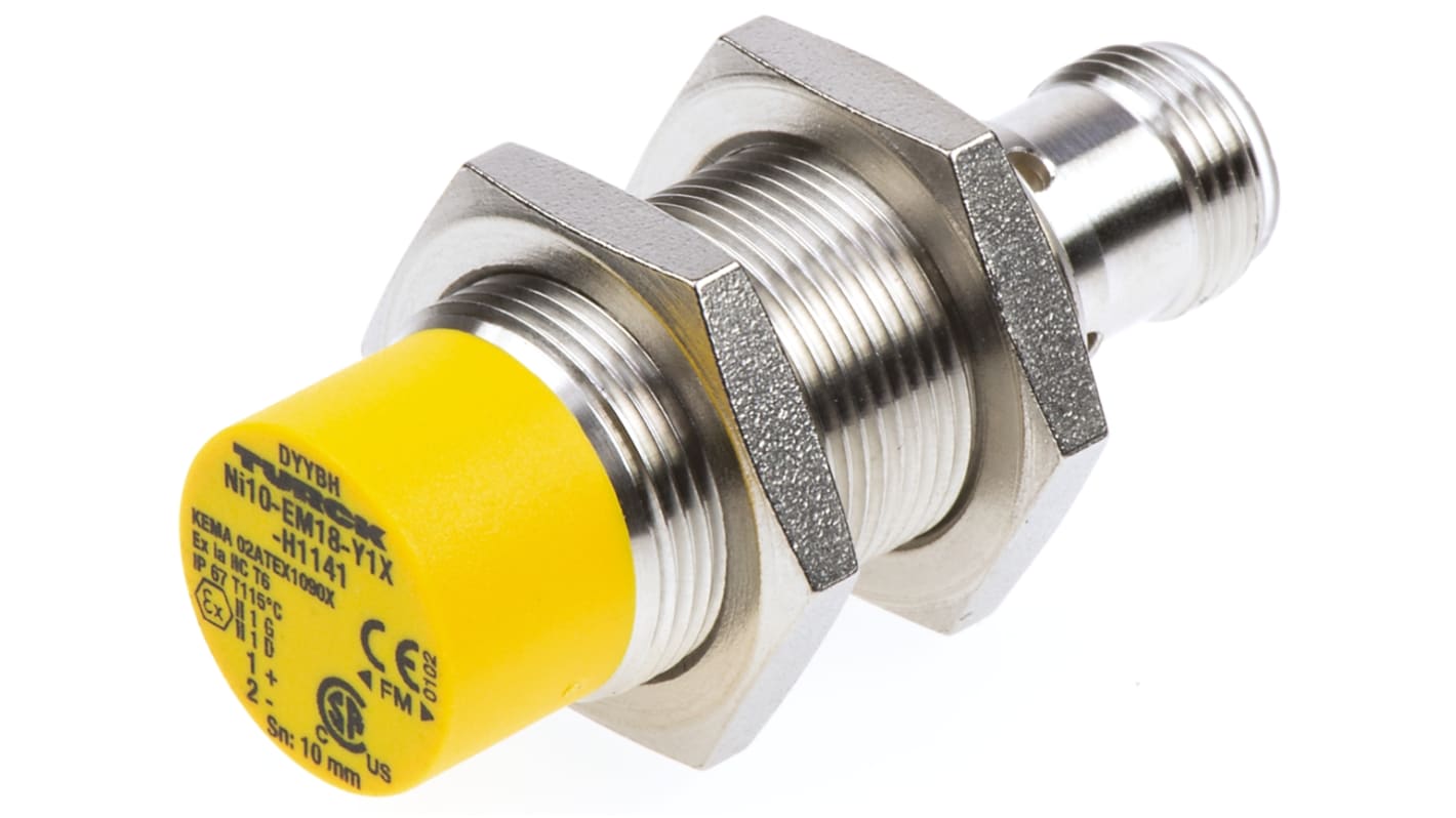 Rs-Online Sensore di prossimità Cilindro filettato Turck M18 rilevamento 10 mm 8 2 V c.c