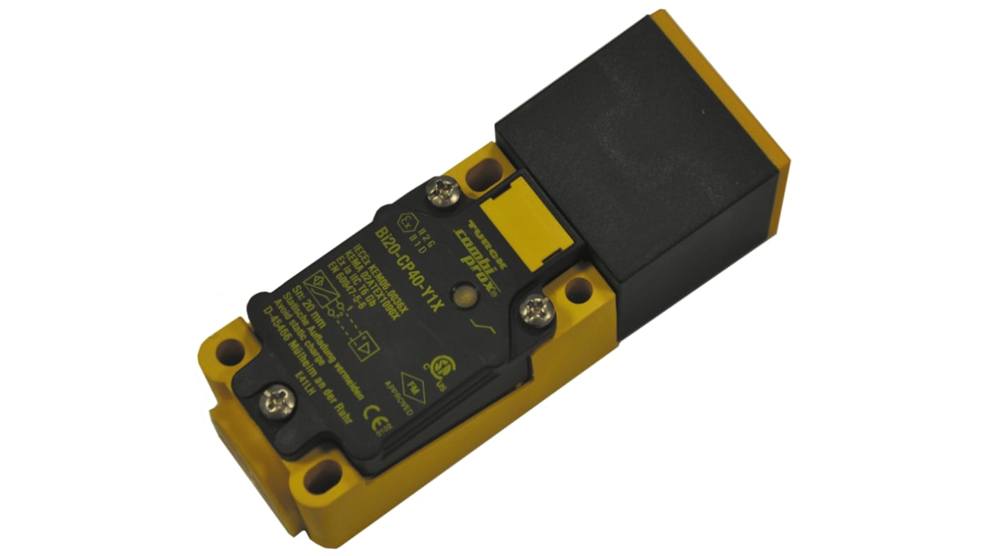Rs-Online Sensore di prossimità a parallelepipedo Turck NPT 1/2-14 rilevamento 20 mm 8 2 V c.c