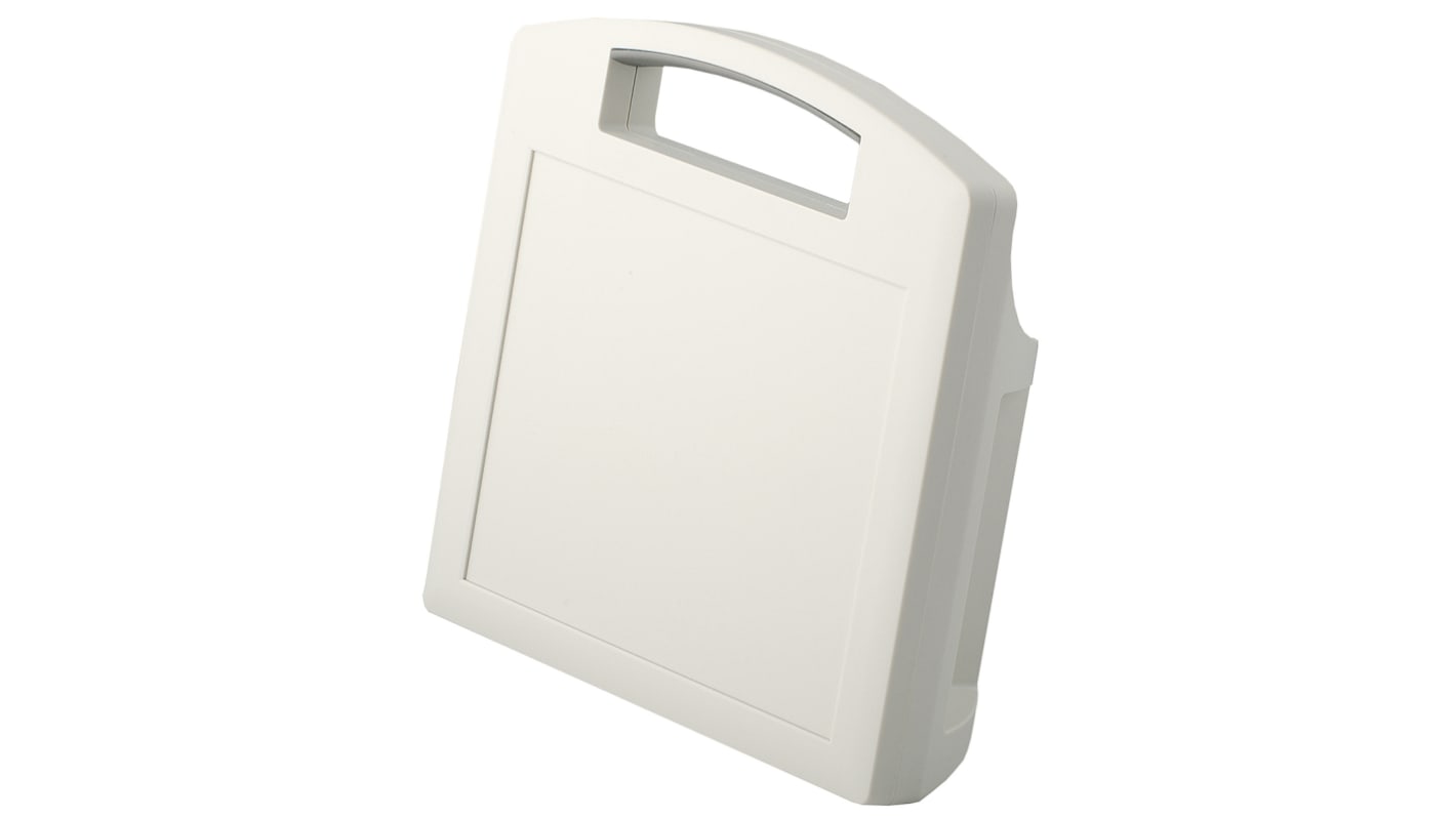 OKW Serie CARRYTEC Tragbares Gehäuse, ABS, B. 91 mm, L. 270 mm, H. 247 mm, Weiß, IP54