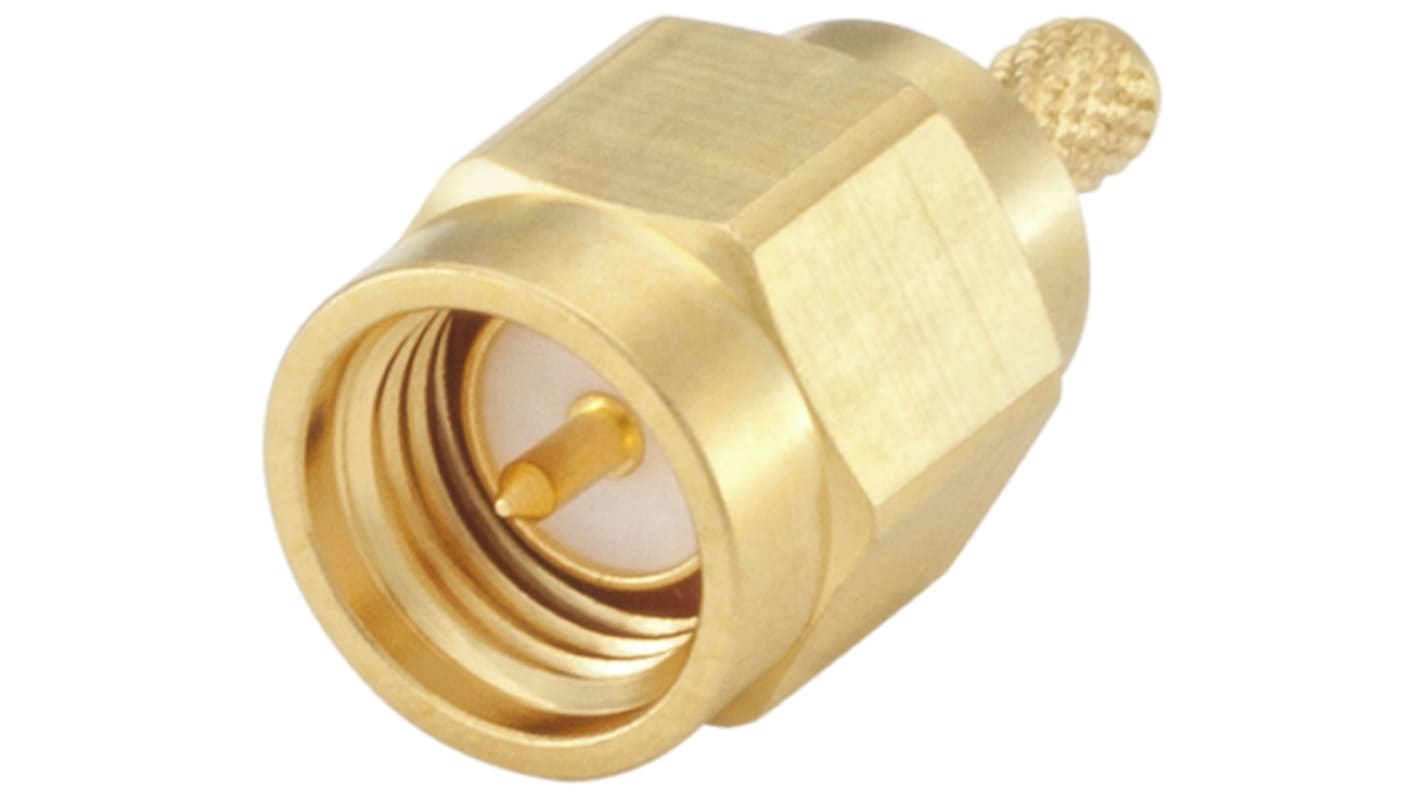 Rosenberger SMA Series, Plug Cable Mount SMA Connector, 50Ω, Crimp Termination, Straight Body