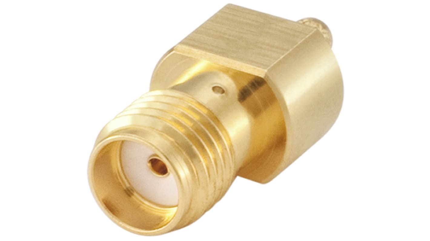 Rosenberger SMA Series, jack Cable Mount SMA Connector, 50Ω, Crimp Termination, Straight Body