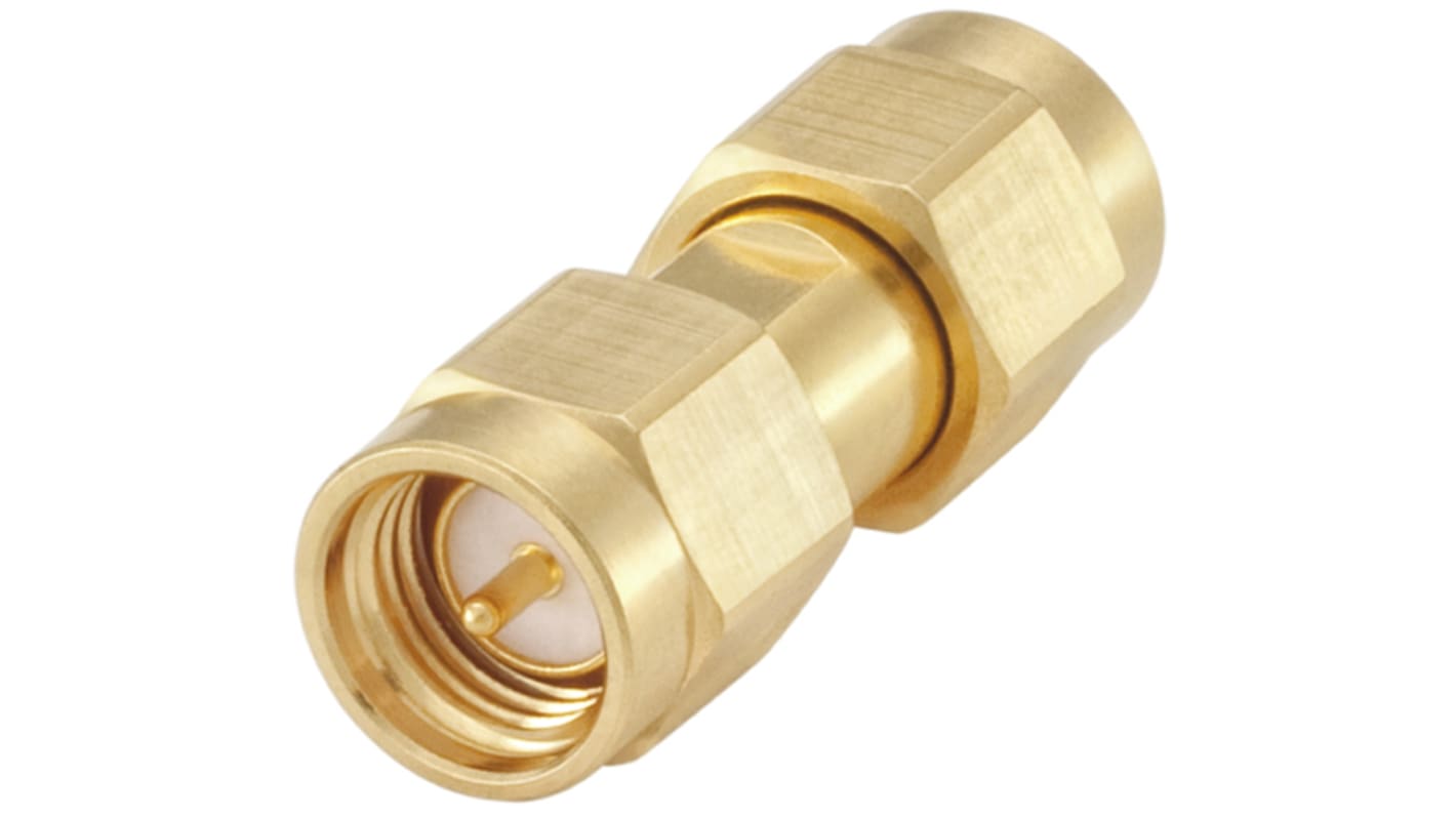 HF Adapter, SMA - SMA, 50Ω, Male - Male, Gerade, 18GHz Normal
