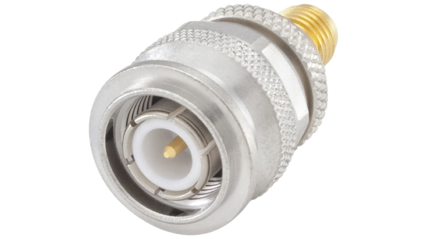 Rosenberger HF Adapter, TNC - SMA, 50Ω, Male - Weiblich, Gerade, 10GHz Normal