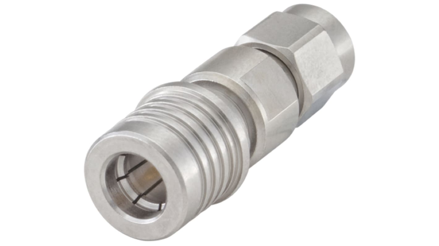 HF Adapter, QMA - SMA, 50Ω, Male - Male, Gerade, 18GHz Normal