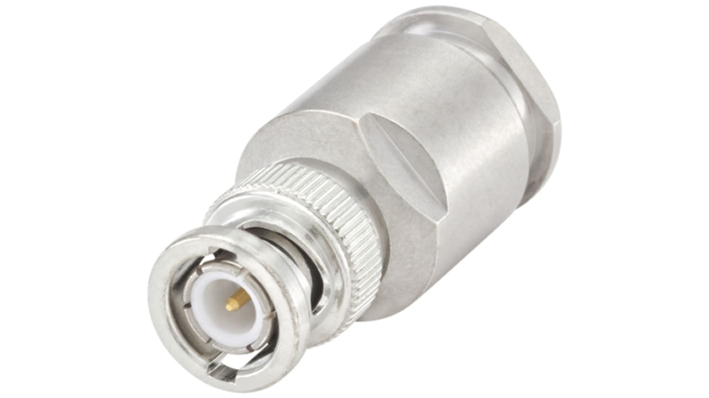 Rosenberger BNC Stecker Koaxialsteckverbinder BNC-Steckverbinder, Kabelmontage Klemm-Anschluss, für RG213/U,
