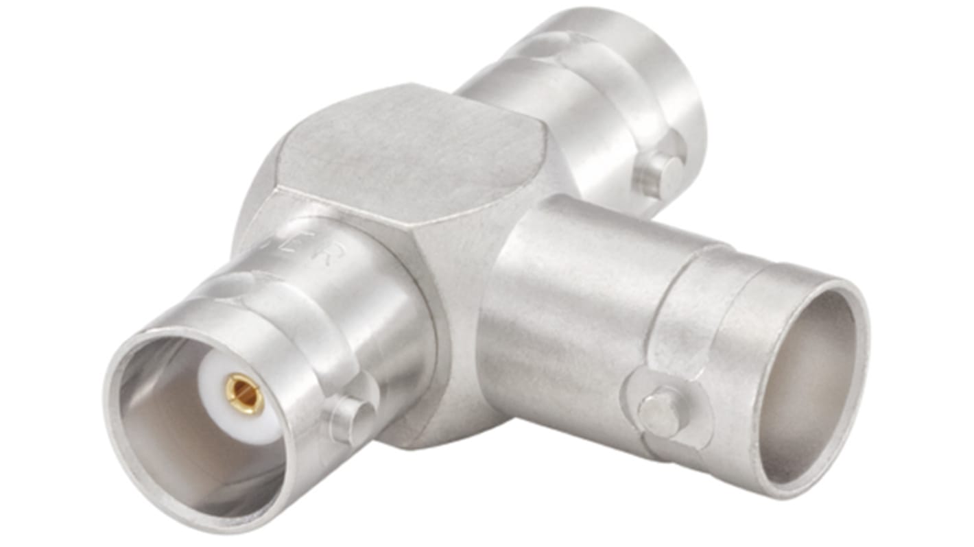Rosenberger Tee 50Ω RF Adapter BNC Socket to BNC Socket 10GHz